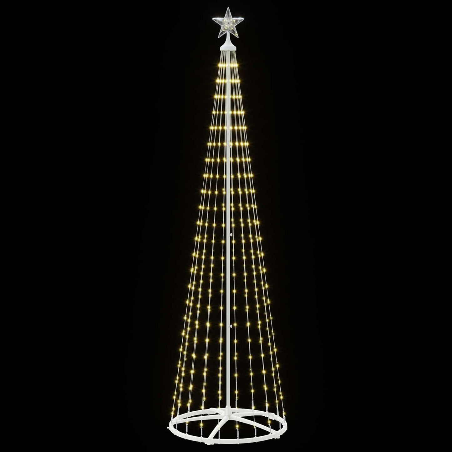 vidaXL Χριστουγεννιάτικο δέντρο κώνος LED 250 εκ. 470 LED Θερμό λευκό