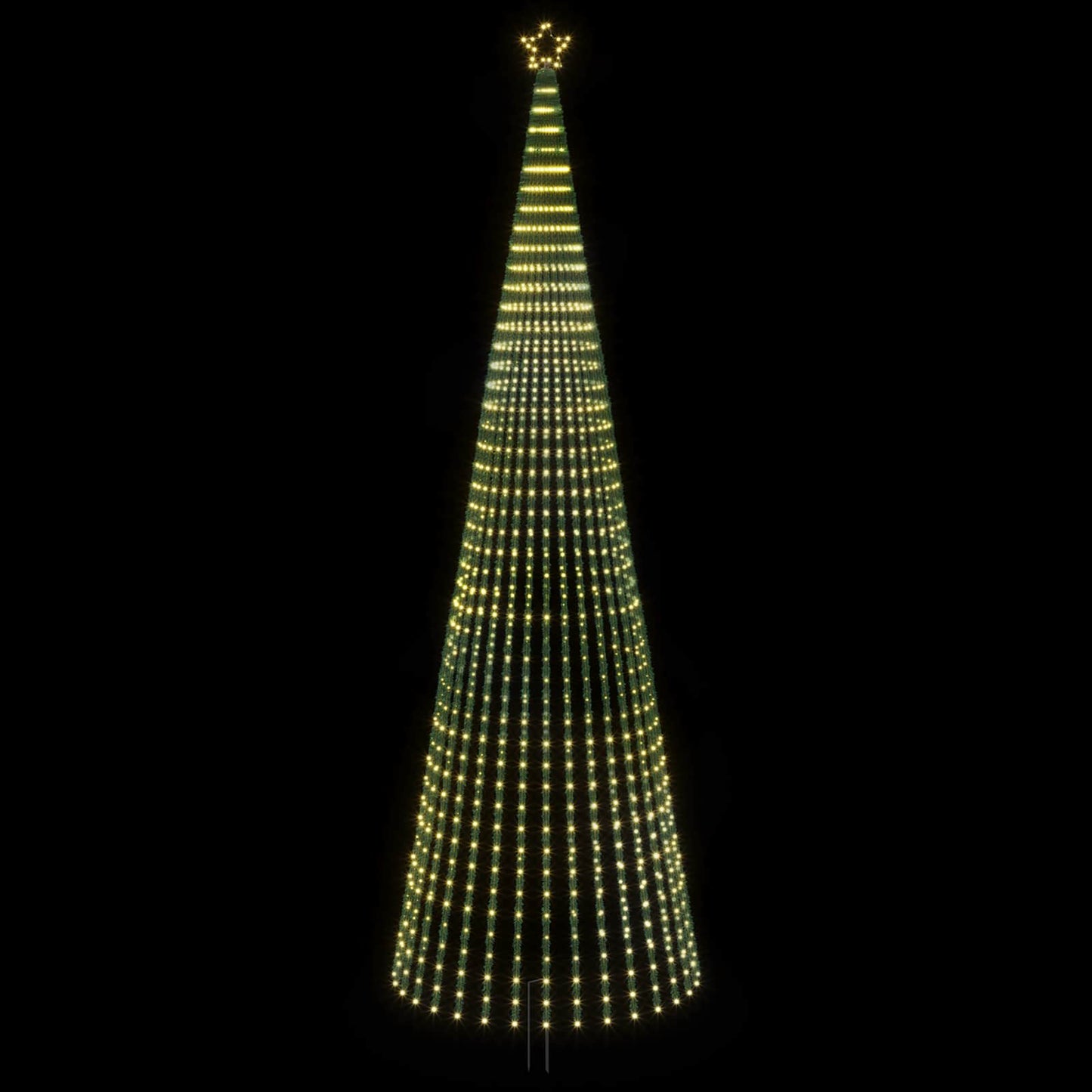 vidaXL LED Χριστουγεννιάτικο Δέντρο 500 εκ. 1524 LED Θερμό λευκό