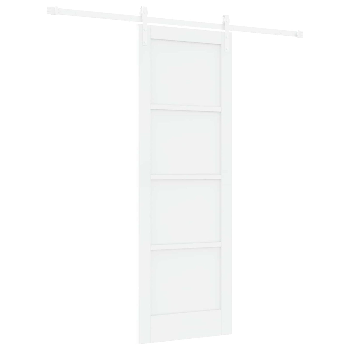 vidaXL Συρόμενη Πόρτα 73,5 x 211 cm Επεξεργασμένο Ξύλο Λευκό