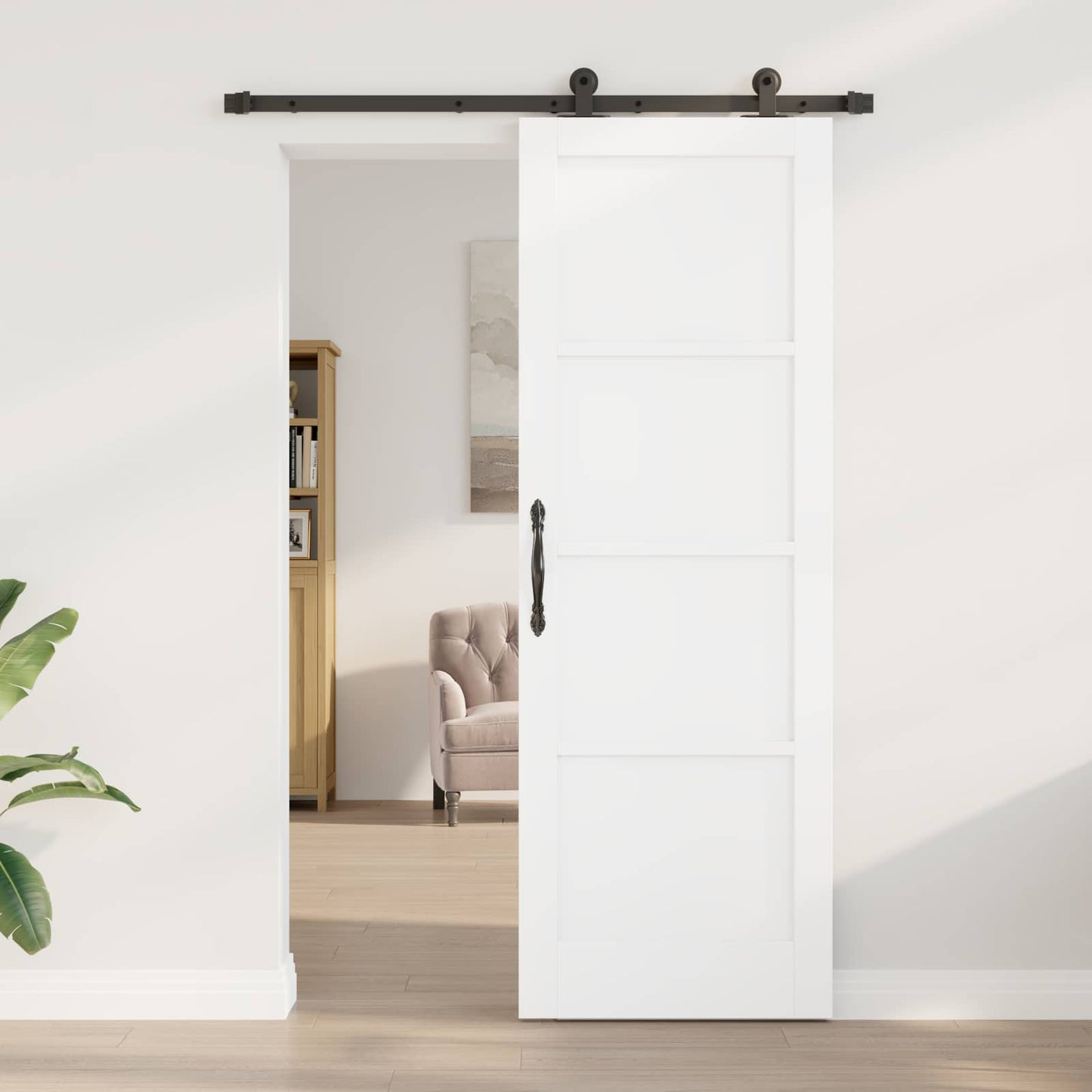 vidaXL Συρόμενη Πόρτα ORKDAL 73,5 x 211 cm Επεξεργασμένο Ξύλο