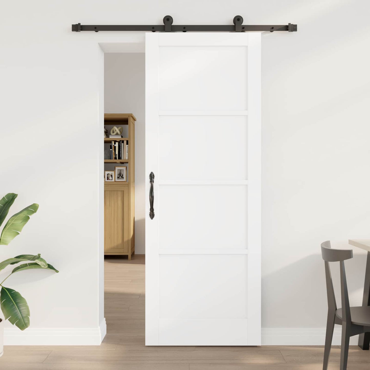 vidaXL Συρόμενη Πόρτα ORKDAL 78 x 211 cm Επεξεργασμένο Ξύλο