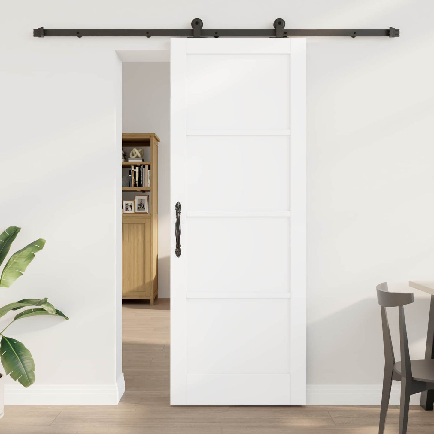 vidaXL Συρόμενη Πόρτα ORKDAL 78 x 211 cm Επεξεργασμένο Ξύλο