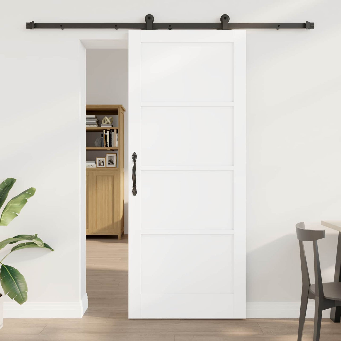 vidaXL Συρόμενη Πόρτα ORKDAL 86 x 211 cm Επεξεργασμένο Ξύλο