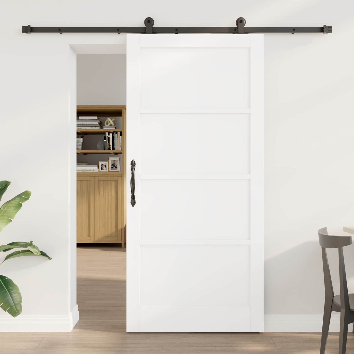 vidaXL Συρόμενη Πόρτα ORKDAL 93 x 202 cm Επεξεργασμένο Ξύλο