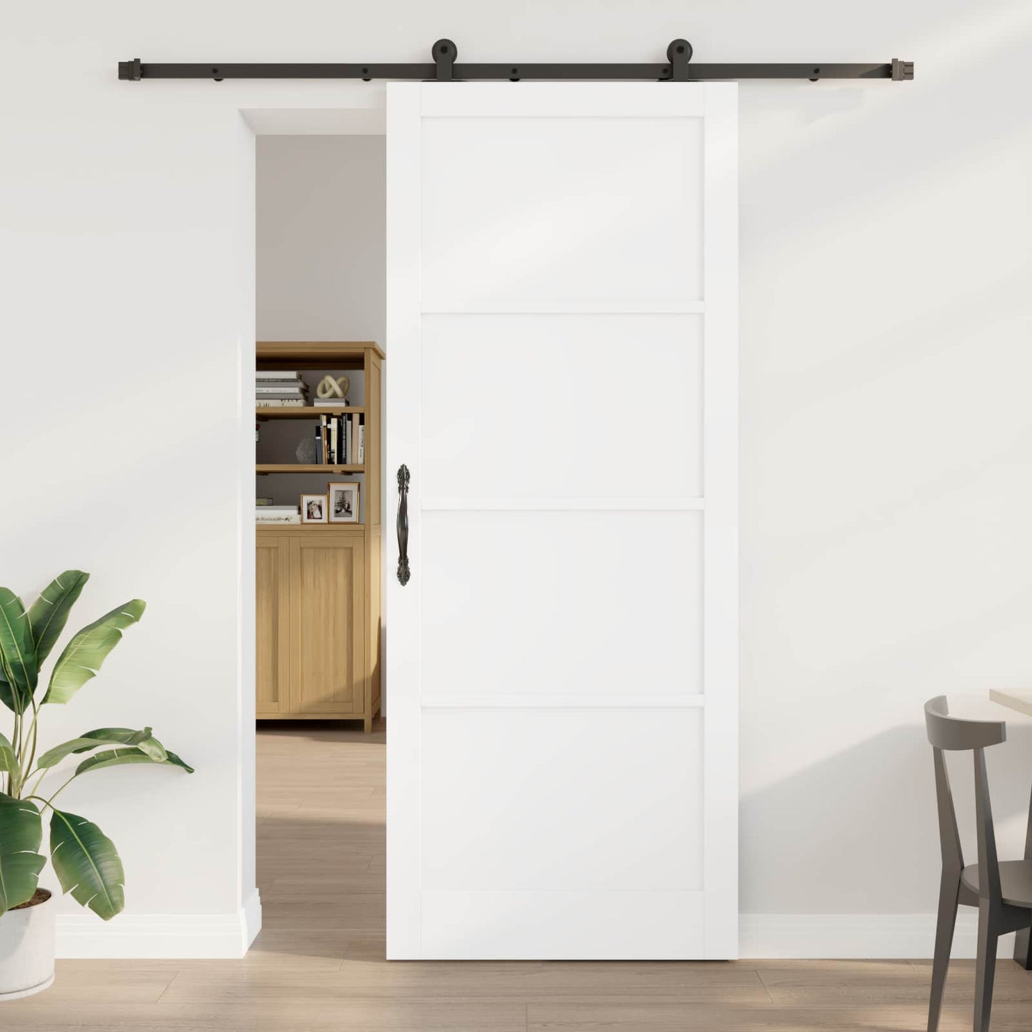 vidaXL Συρόμενη Πόρτα ORKDAL 93 x 232 cm Επεξεργασμένο Ξύλο