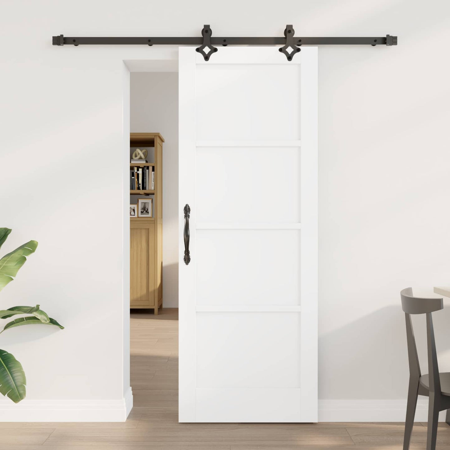 vidaXL Συρόμενη Πόρτα 73,5 x 198,5 cm Επεξεργασμένο Ξύλο