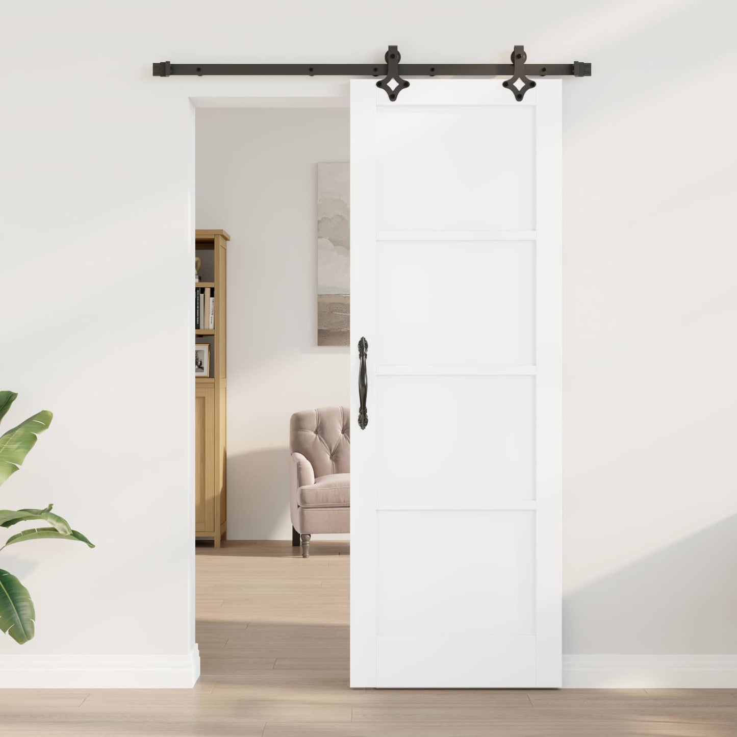vidaXL Συρόμενη Πόρτα ORKDAL 73,5 x 211 cm Επεξεργασμένο Ξύλο
