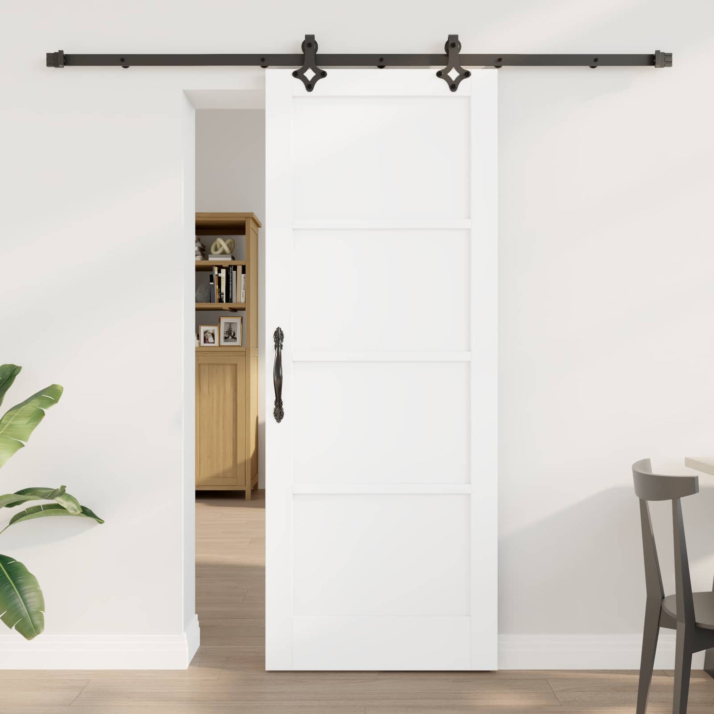 vidaXL Συρόμενη Πόρτα ORKDAL 78 x 202 cm Επεξεργασμένο Ξύλο