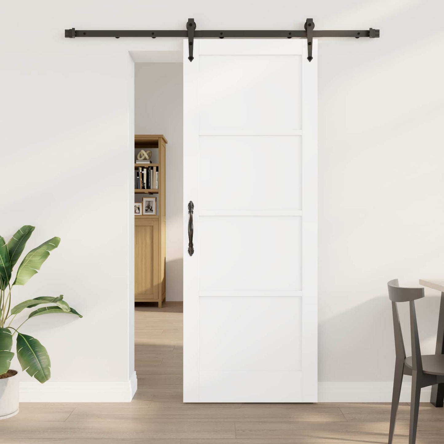 vidaXL Συρόμενη Πόρτα ORKDAL 78 x 211 cm Επεξεργασμένο Ξύλο