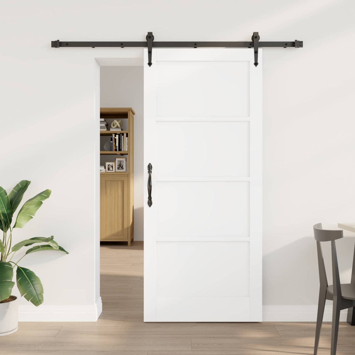 vidaXL Συρόμενη Πόρτα ORKDAL 86 x 198,5 cm Επεξεργασμένο Ξύλο