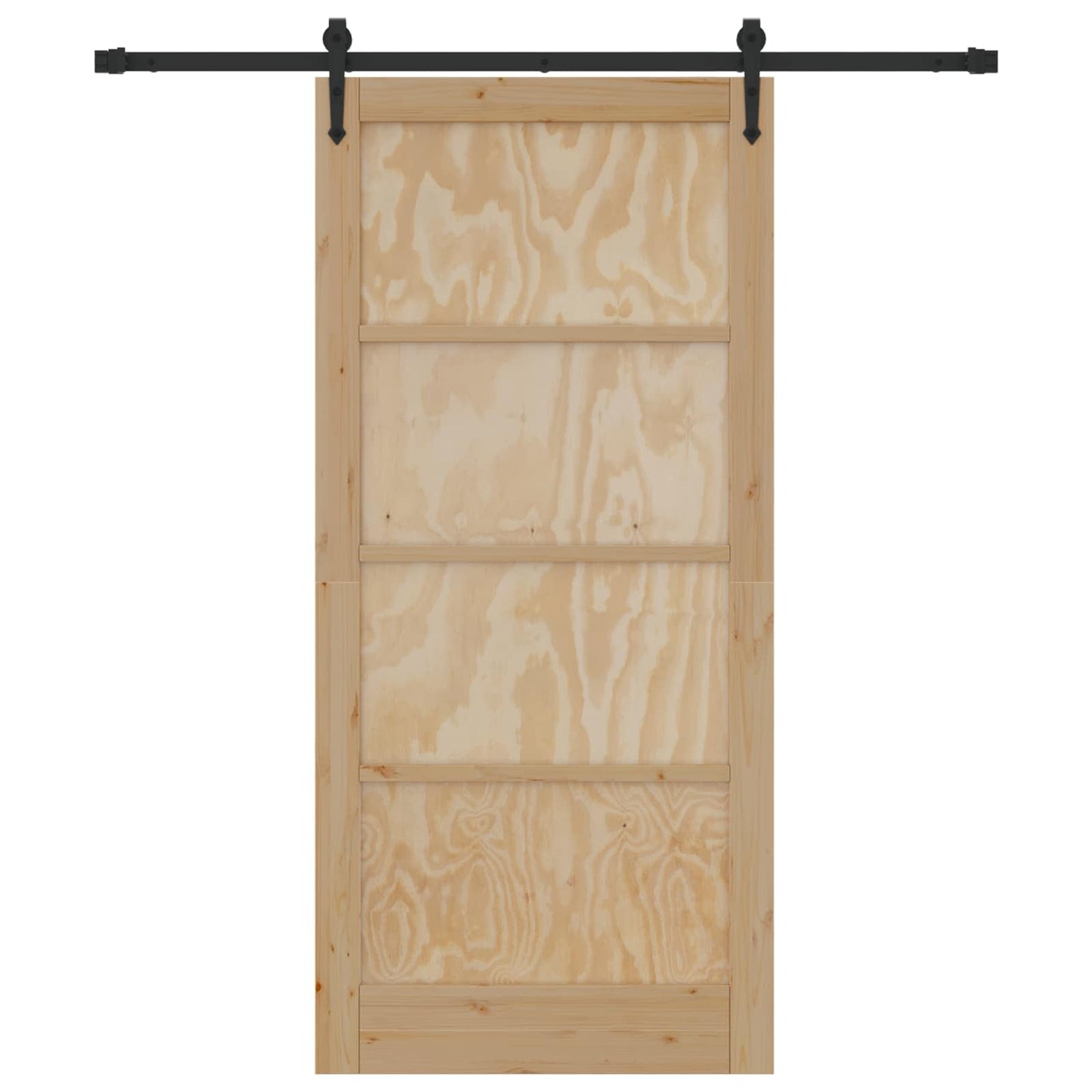 vidaXL Συρόμενη Πόρτα ORKDAL 93 x 202 cm Επεξεργασμένο Ξύλο