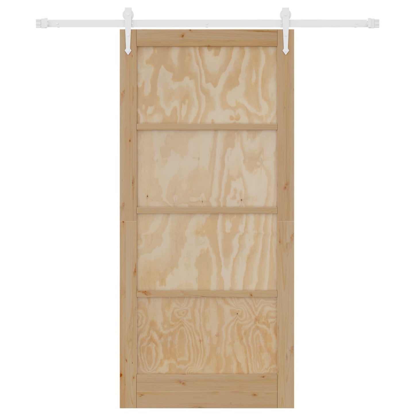 vidaXL Συρόμενη Πόρτα ORKDAL 93 x 202 cm Επεξεργασμένο Ξύλο
