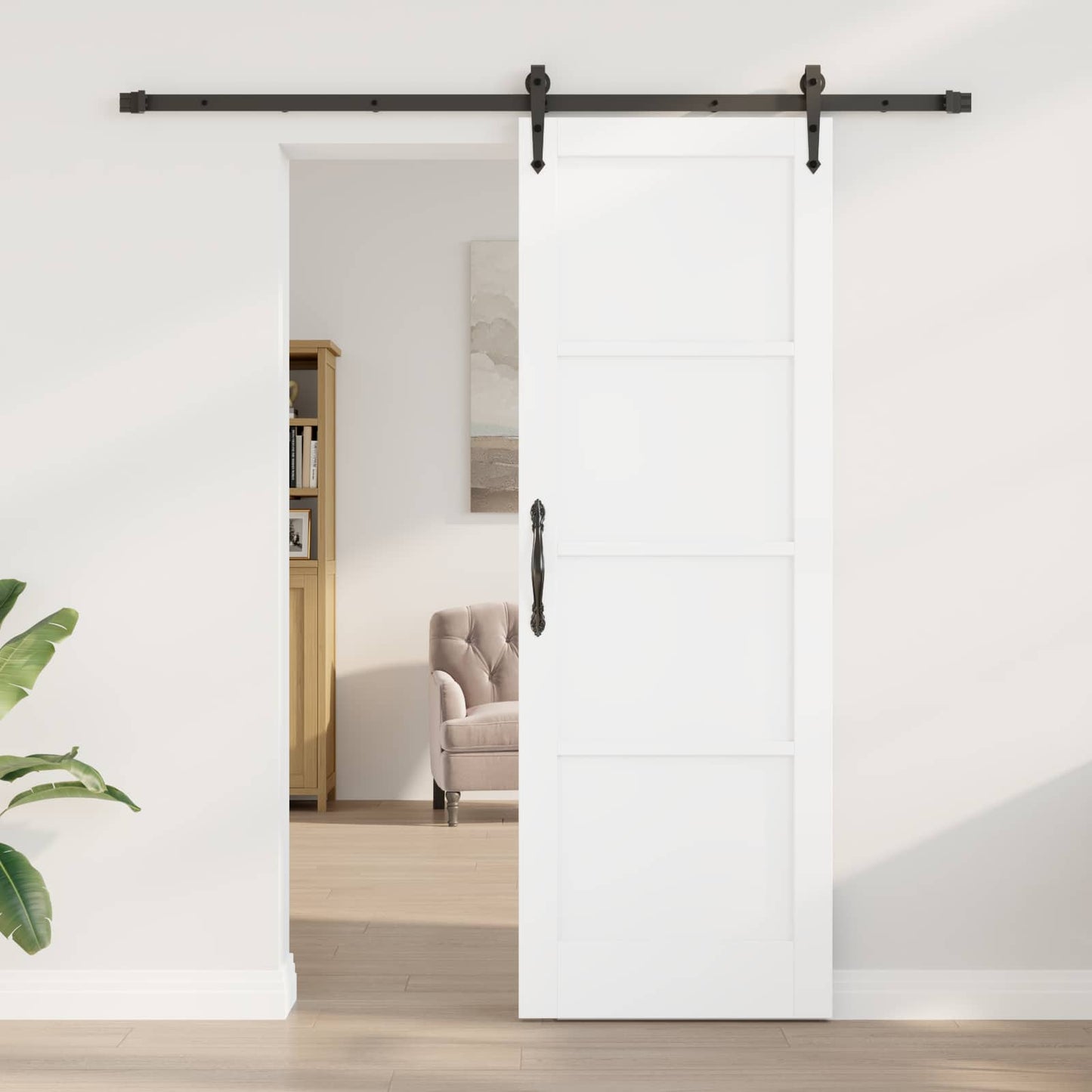 vidaXL Συρόμενη Πόρτα ORKDAL 73,5 x 211 cm Επεξεργασμένο Ξύλο