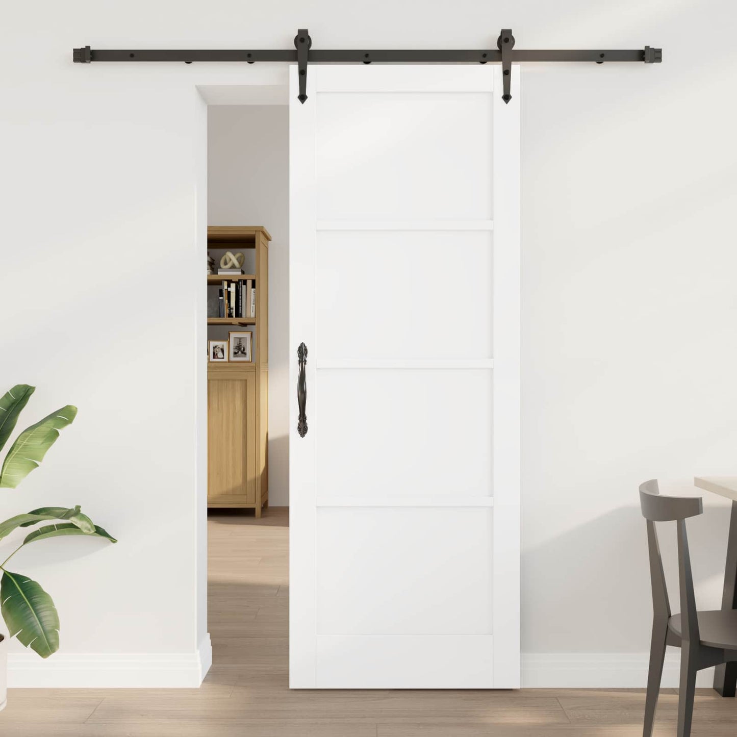 vidaXL Συρόμενη Πόρτα ORKDAL 78 x 211 cm Επεξεργασμένο Ξύλο