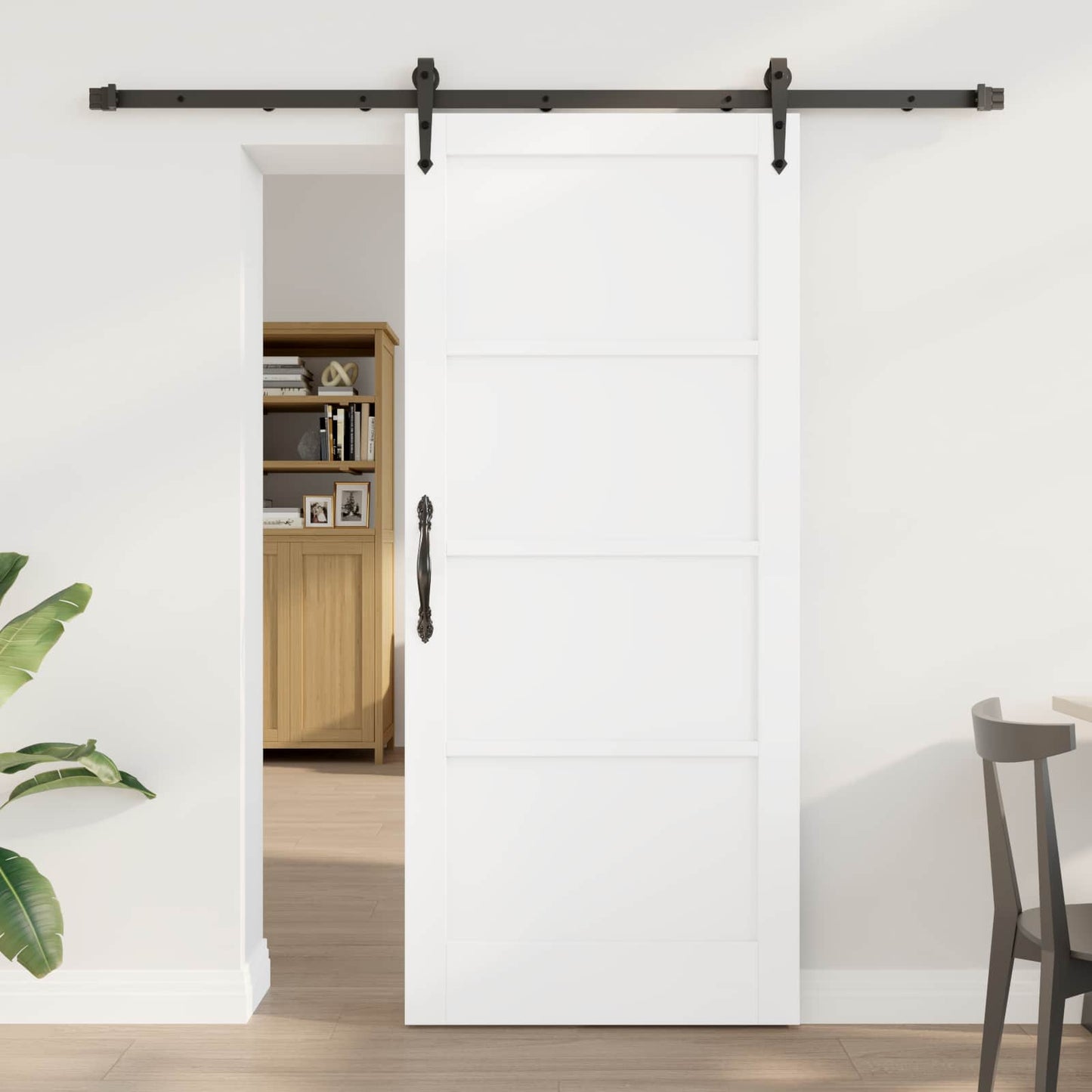 vidaXL Συρόμενη Πόρτα ORKDAL 86 x 198,5 cm Επεξεργασμένο Ξύλο