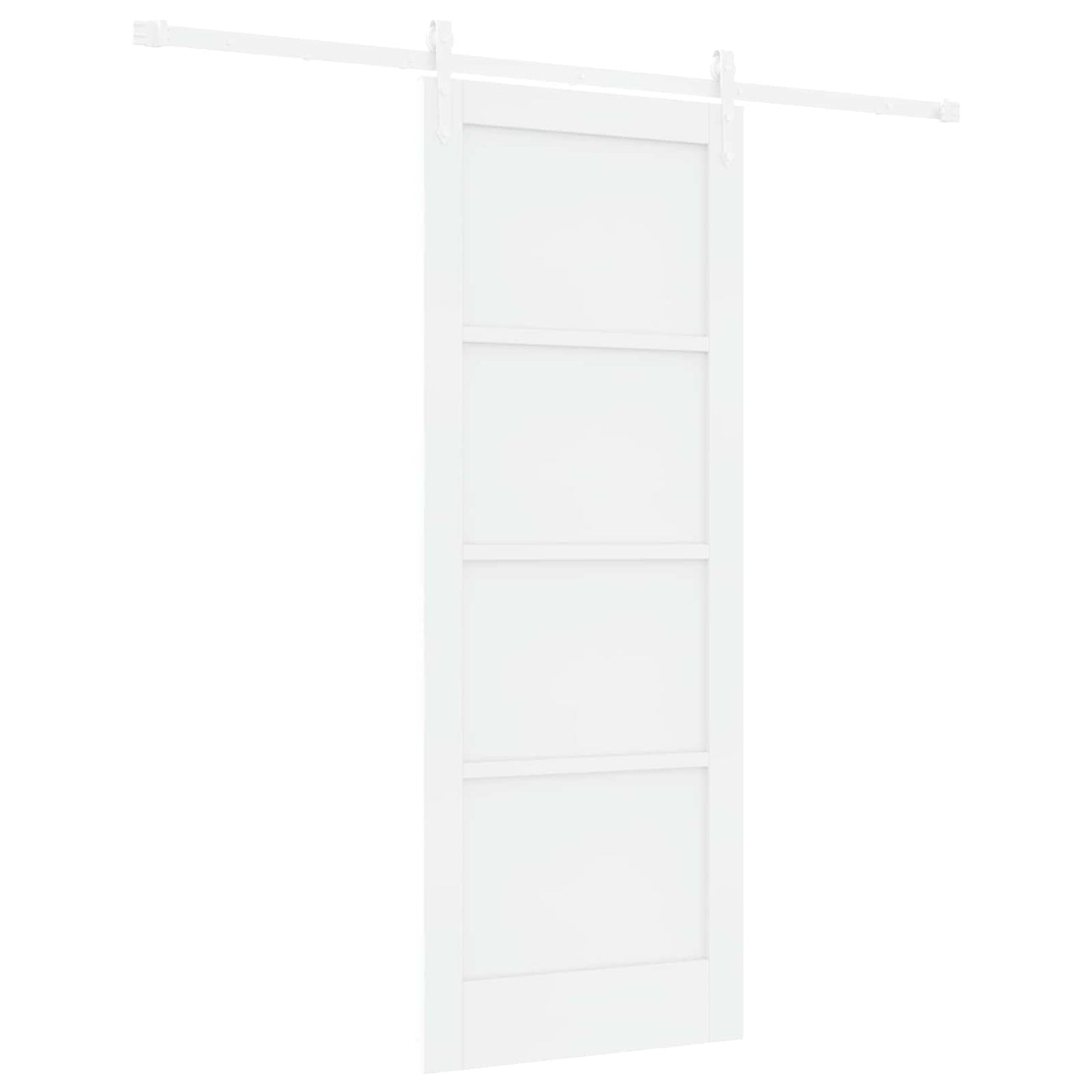 vidaXL Συρόμενη Πόρτα ORKDAL 78 x 202 cm Επεξεργασμένο Ξύλο Λευκό