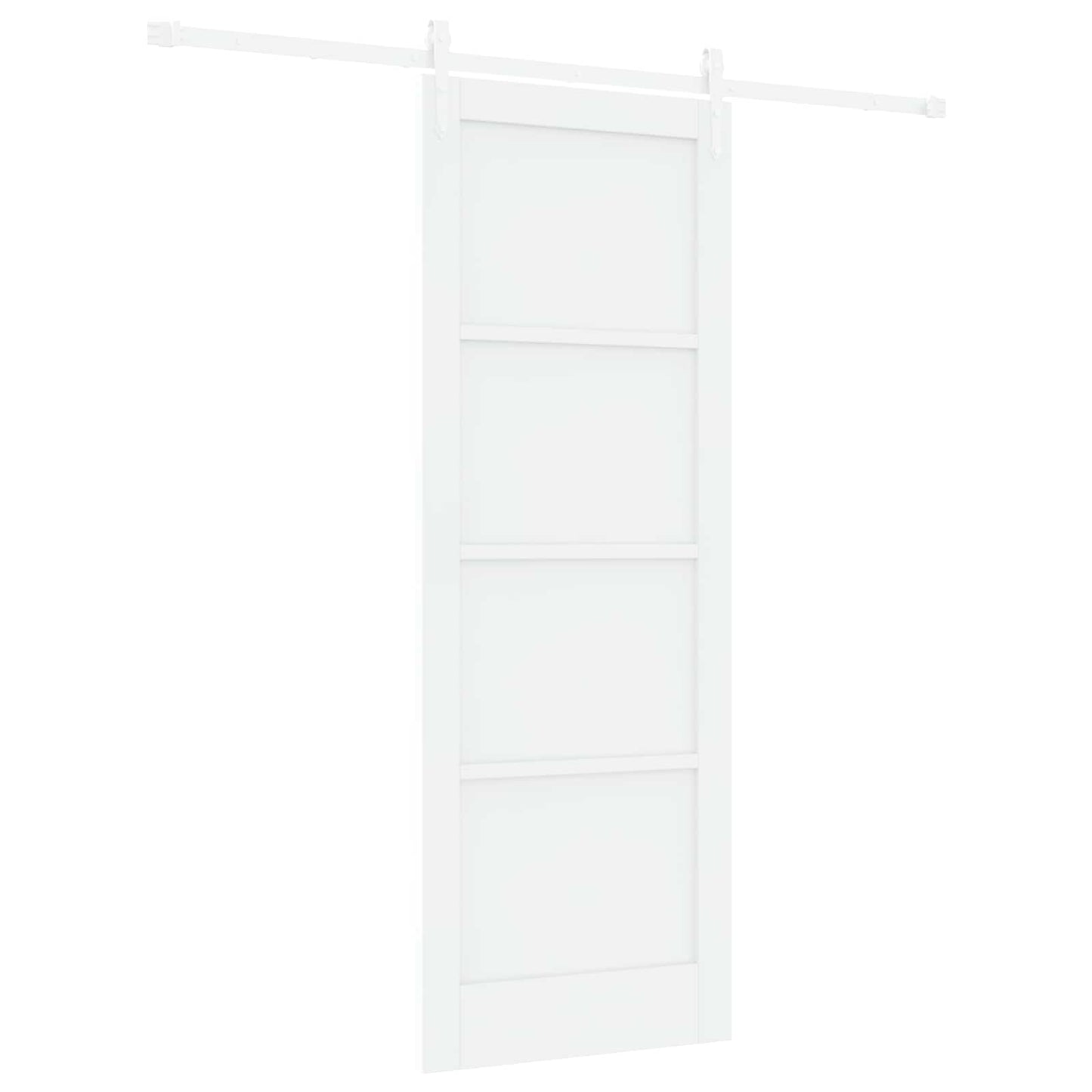 vidaXL Συρόμενη Πόρτα ORKDAL 78 x 211 cm Επεξεργασμένο Ξύλο Λευκό