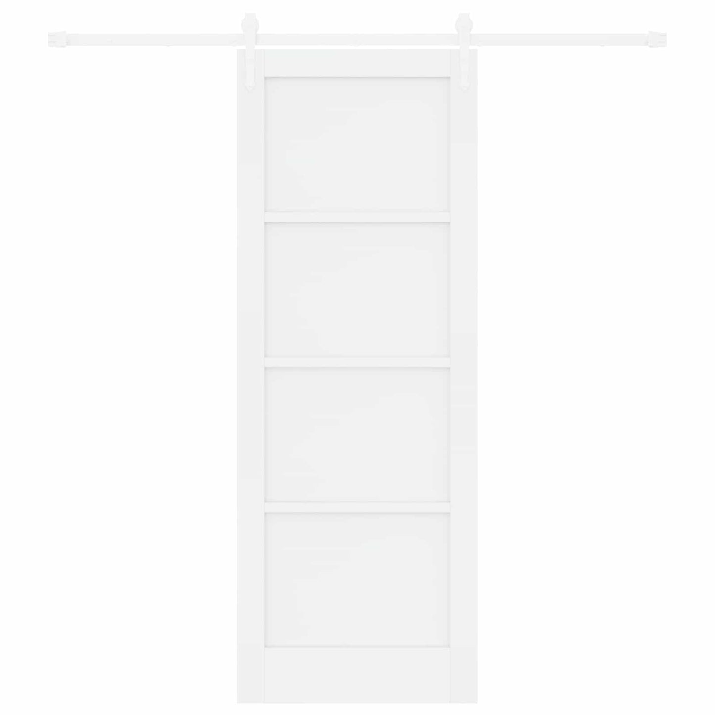 vidaXL Συρόμενη Πόρτα ORKDAL 78 x 211 cm Επεξεργασμένο Ξύλο Λευκό