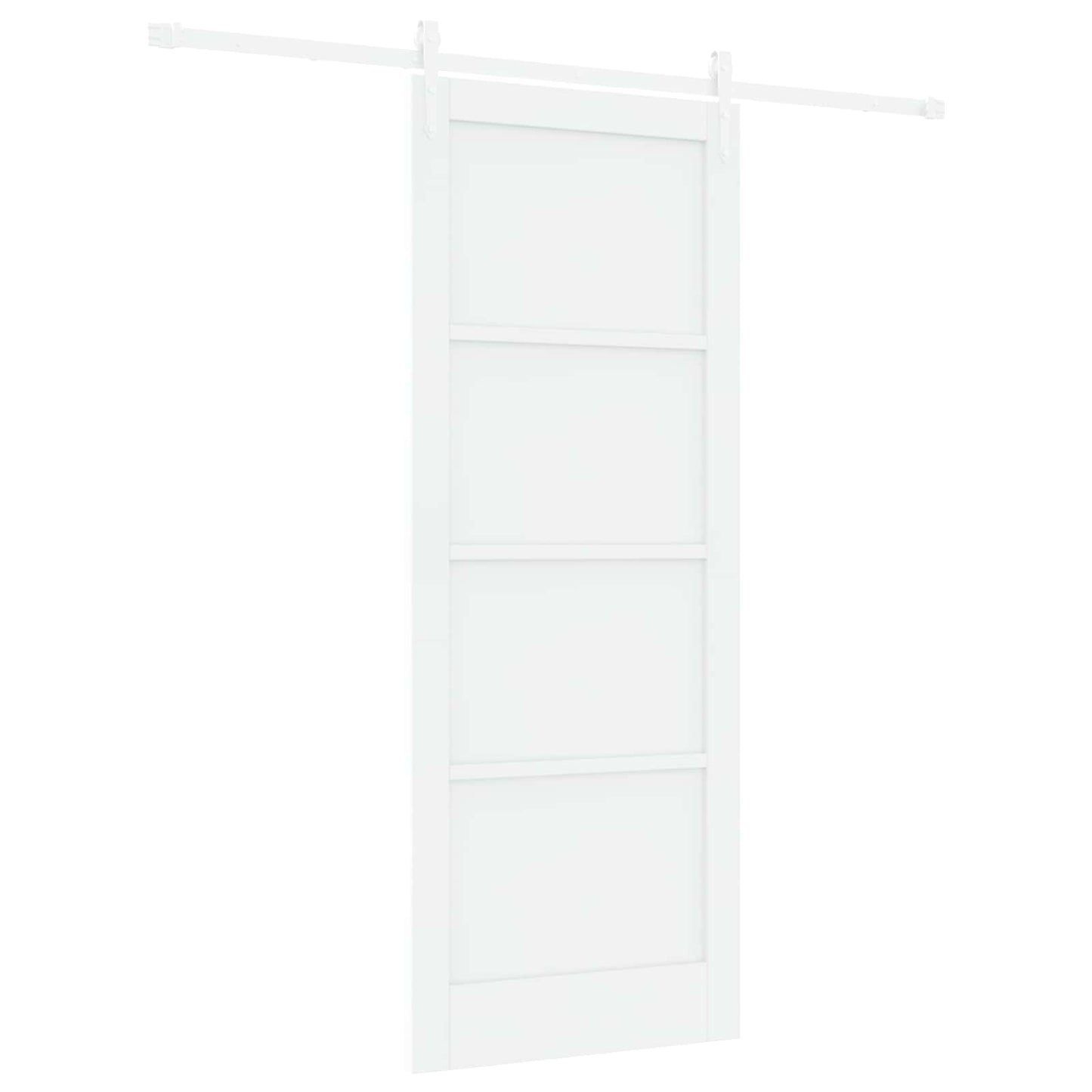 vidaXL Συρόμενη Πόρτα ORKDAL 83 x 211 cm Επεξεργασμένο Ξύλο Λευκό