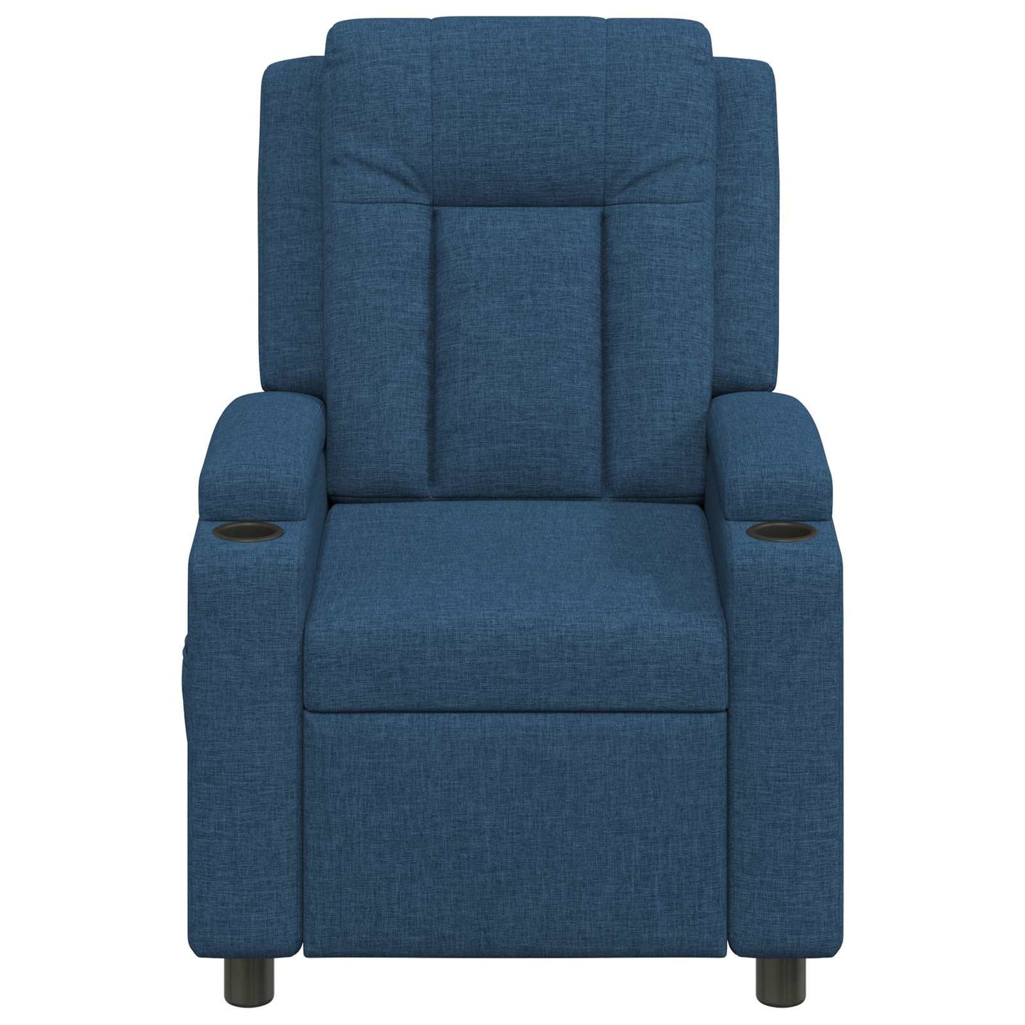 vidaXL Ανακλινόμενη πολυθρόνα Μπλε 75 x 95 x 100 cm Ύφασμα