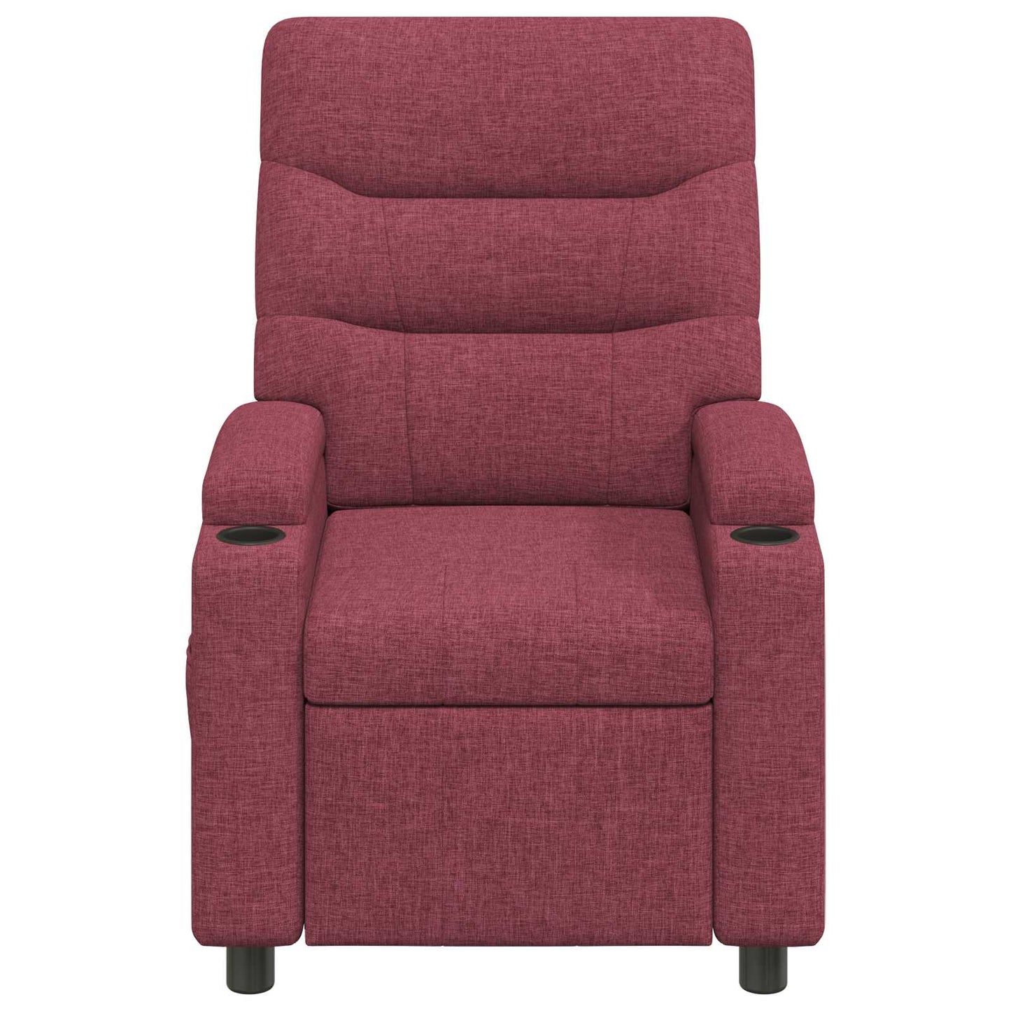 vidaXL Ανακλινόμενη πολυθρόνα Κόκκινο 75 x 95 x 103 cm Ύφασμα