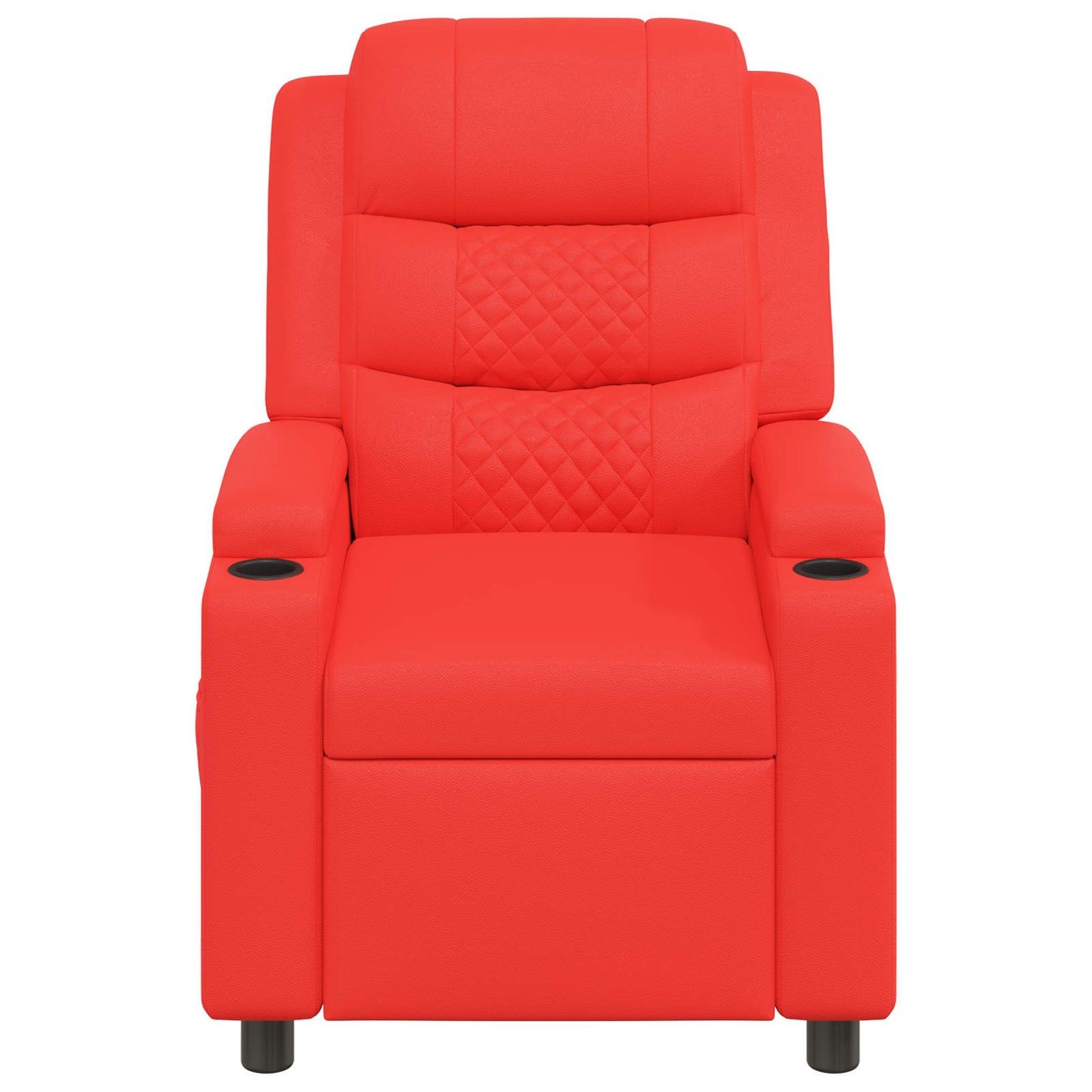 vidaXL Ανακλινόμενη πολυθρόνα Κόκκινο 75 x 93 x 98 cm Ύφασμα