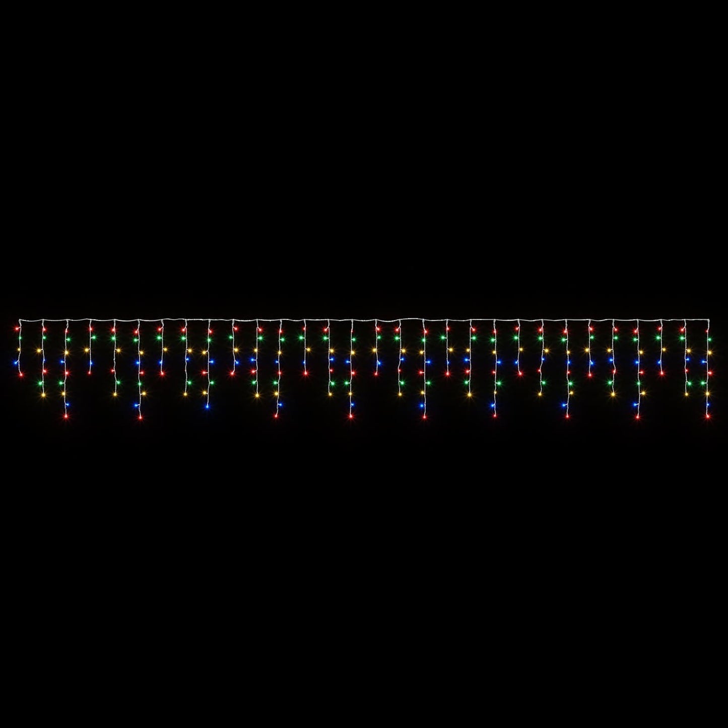 vidaXL Φωτάκια κουρτίνα 210 LED Πολύχρωμο 500 x 72 cm
