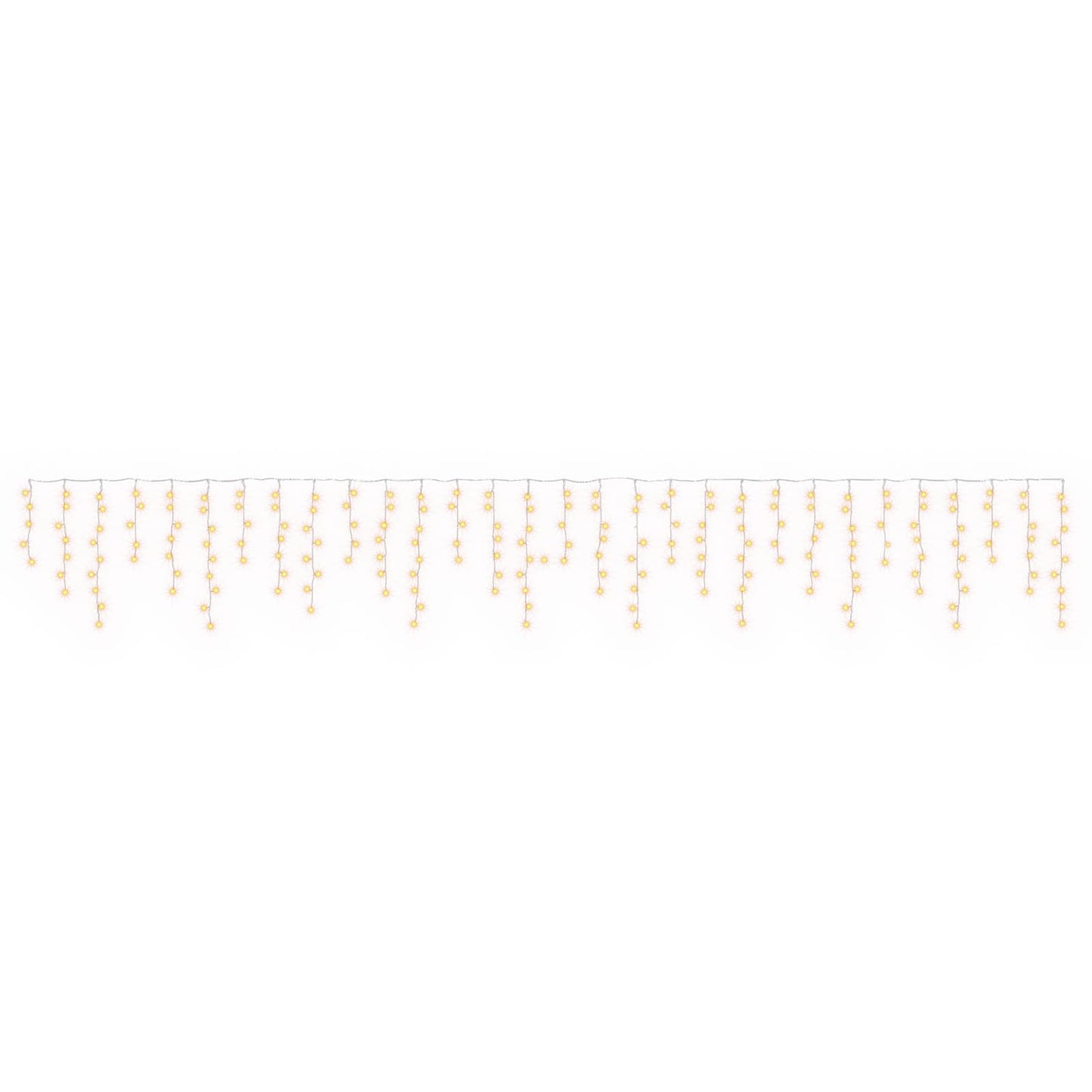 vidaXL Φωτάκια κουρτίνα 798 LED Θερμό λευκό 2000 x 72 cm