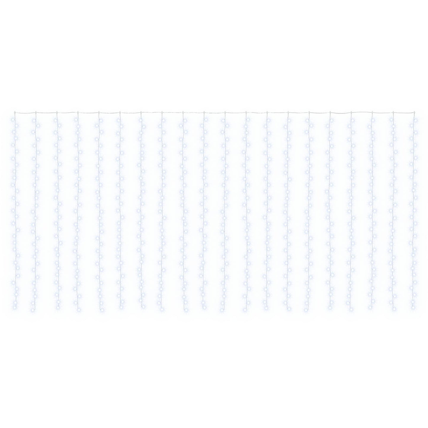 vidaXL Φωτοκουρτίνα 600 LED Ψυχρό λευκό 600 x 300 cm