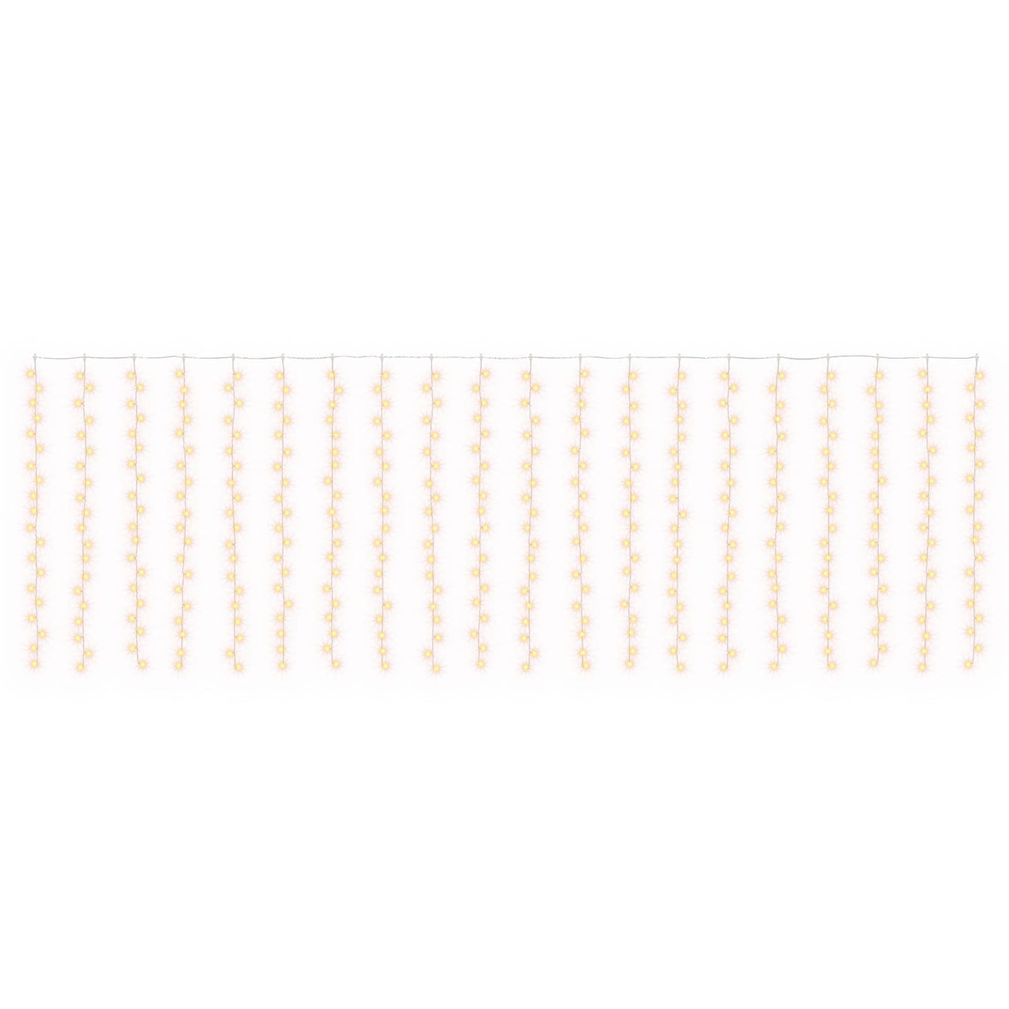 vidaXL Φωτοκουρτίνα 400 LED Θερμό λευκό 600 x 200 cm