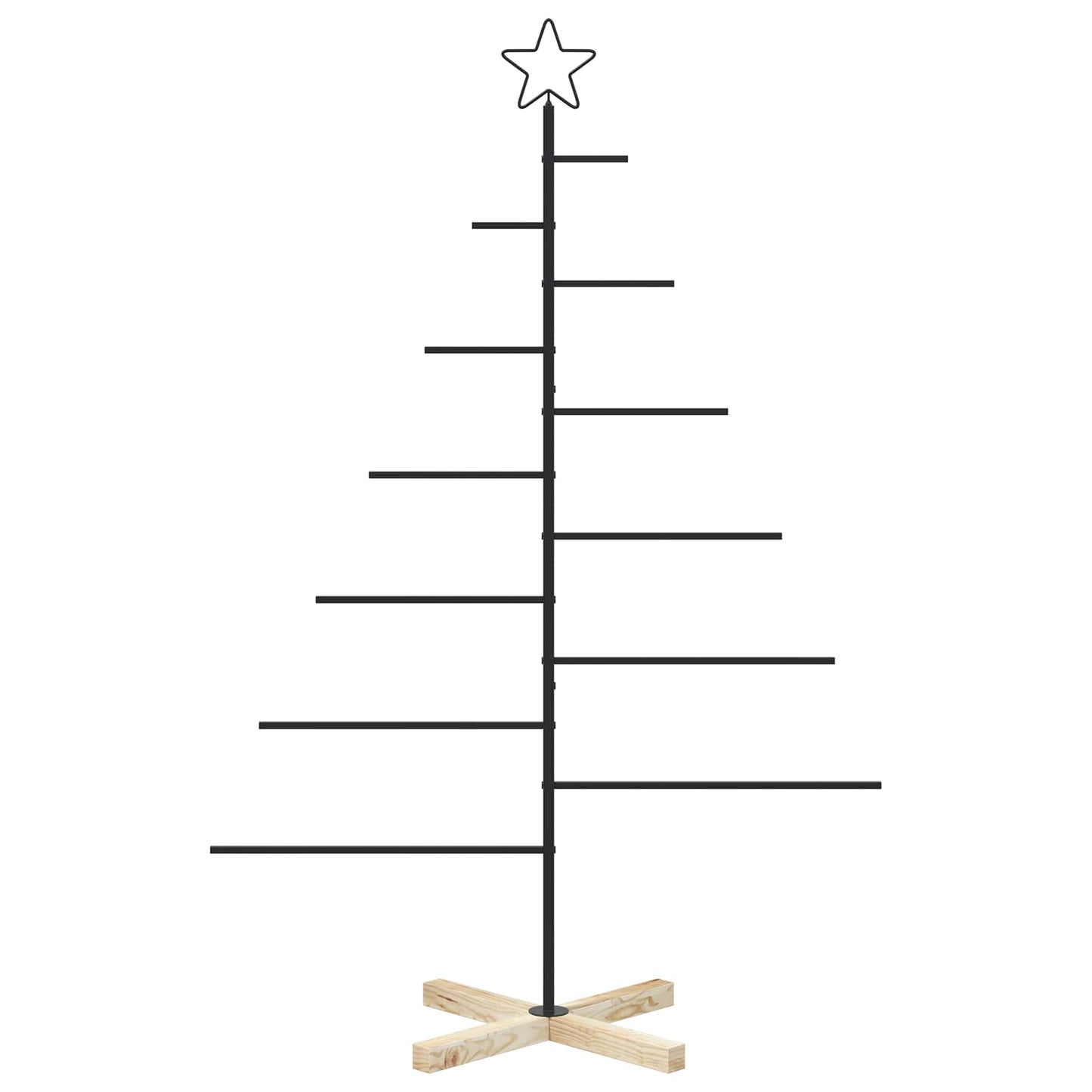 vidaXL Μεταλλικό χριστουγεννιάτικο δέντρο με βάση KUOPIO 150 εκ.