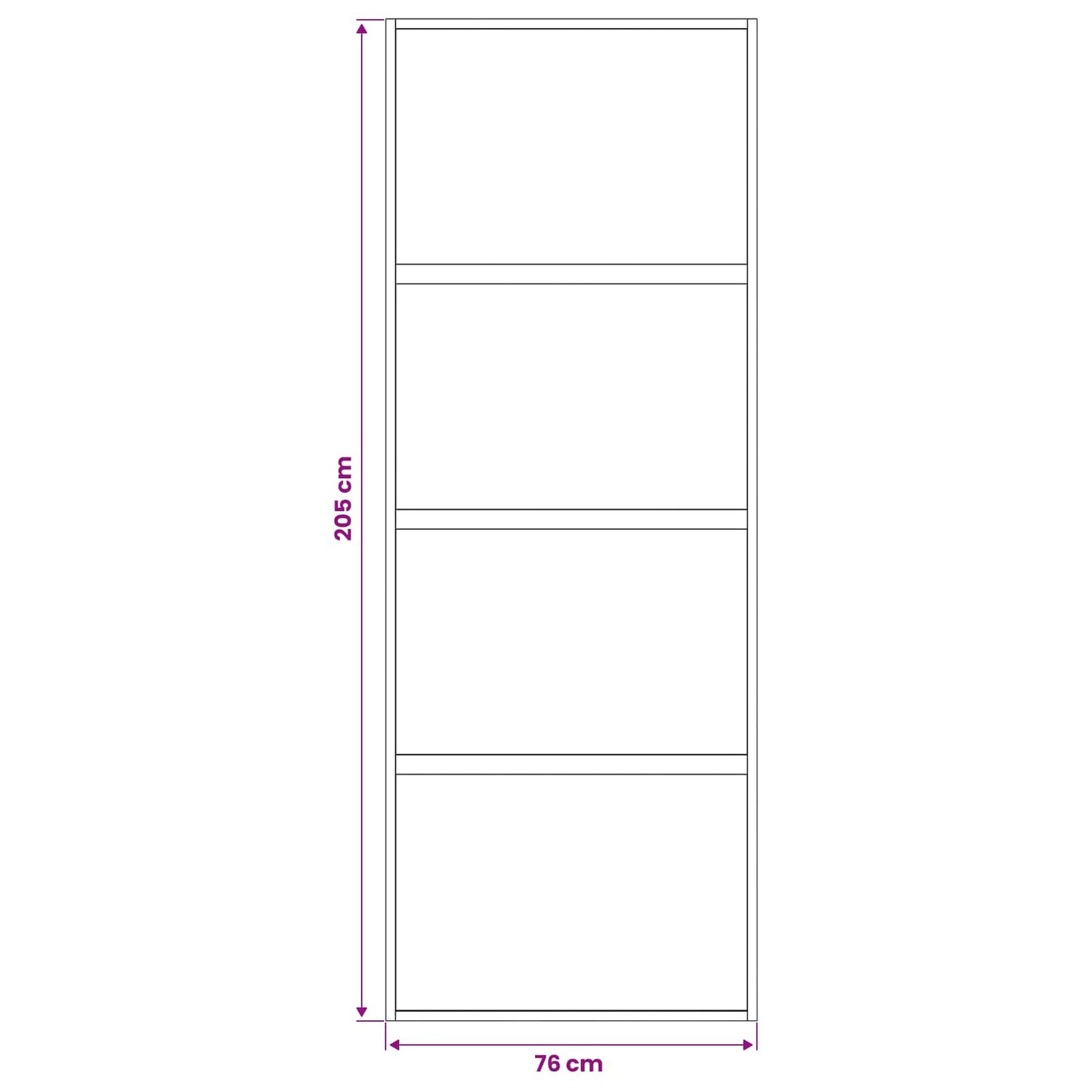 vidaXL Συρόμενη Πόρτα 76 x 205 cm Θρυμματισμένο Γυαλί και Αλουμίνιο