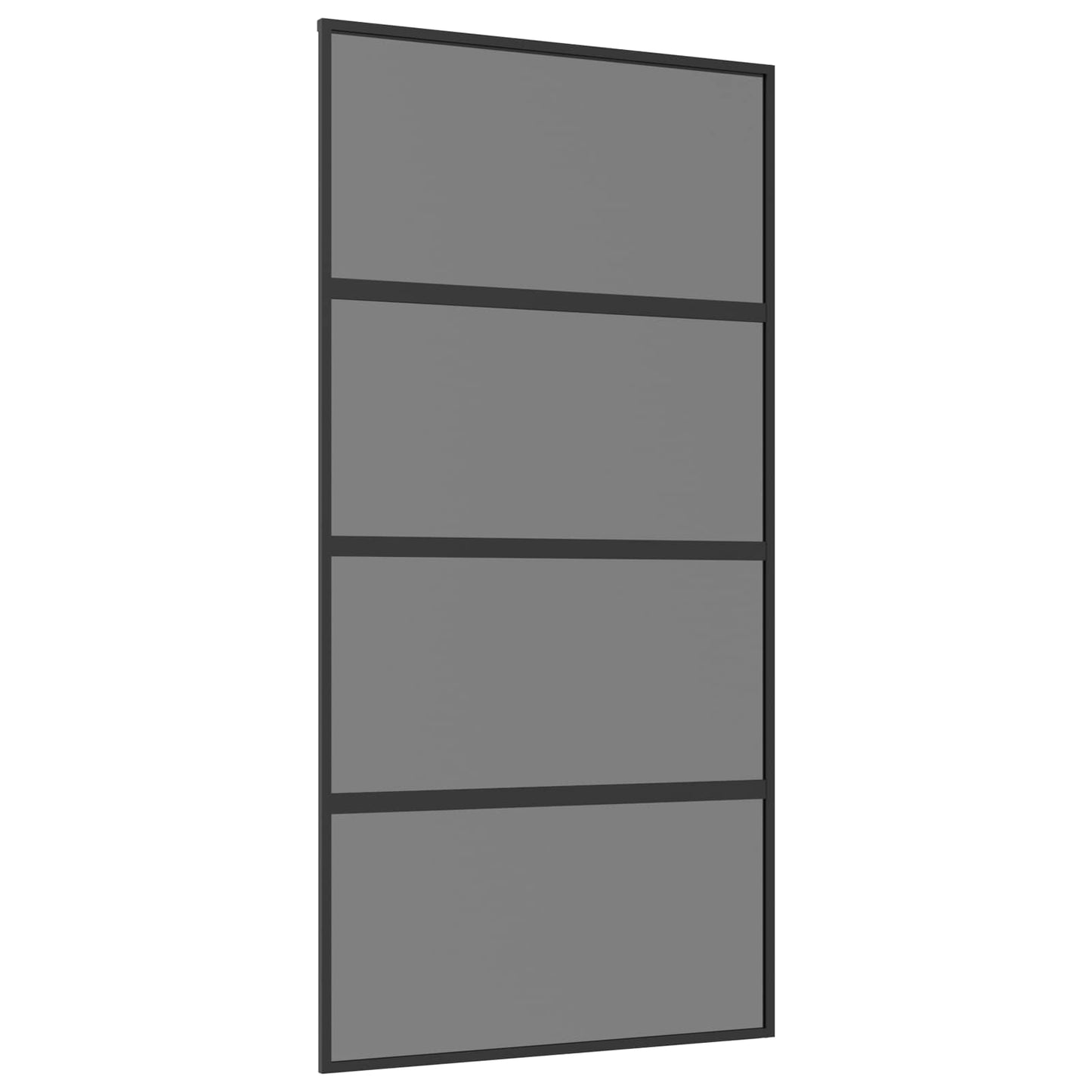 vidaXL Συρόμενη Πόρτα 102.5 x 205 cm Θρυμματισμένο Γυαλί και Αλουμίνιο