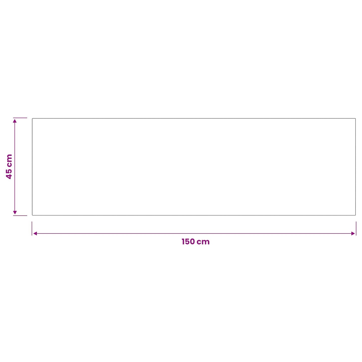 vidaXL Χαλί Κουζίνας Ανθρακί καρό 150 x 45 εκ 100% Πολυαμίδιο Πλένεται