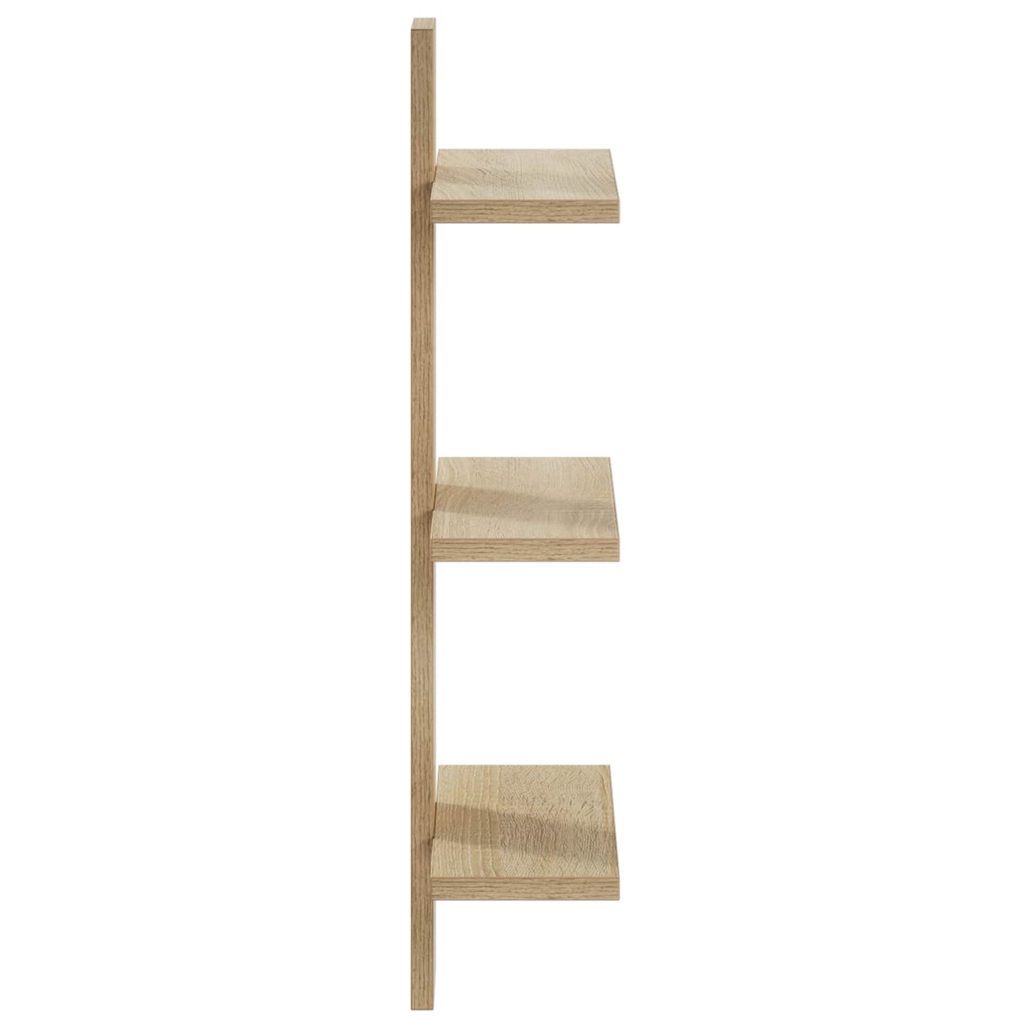 vidaXL Ράφι Τοίχου Sonoma Δρυς 30 x 13.5 x 64.5 cm Επεξεργασμένο Ξύλο