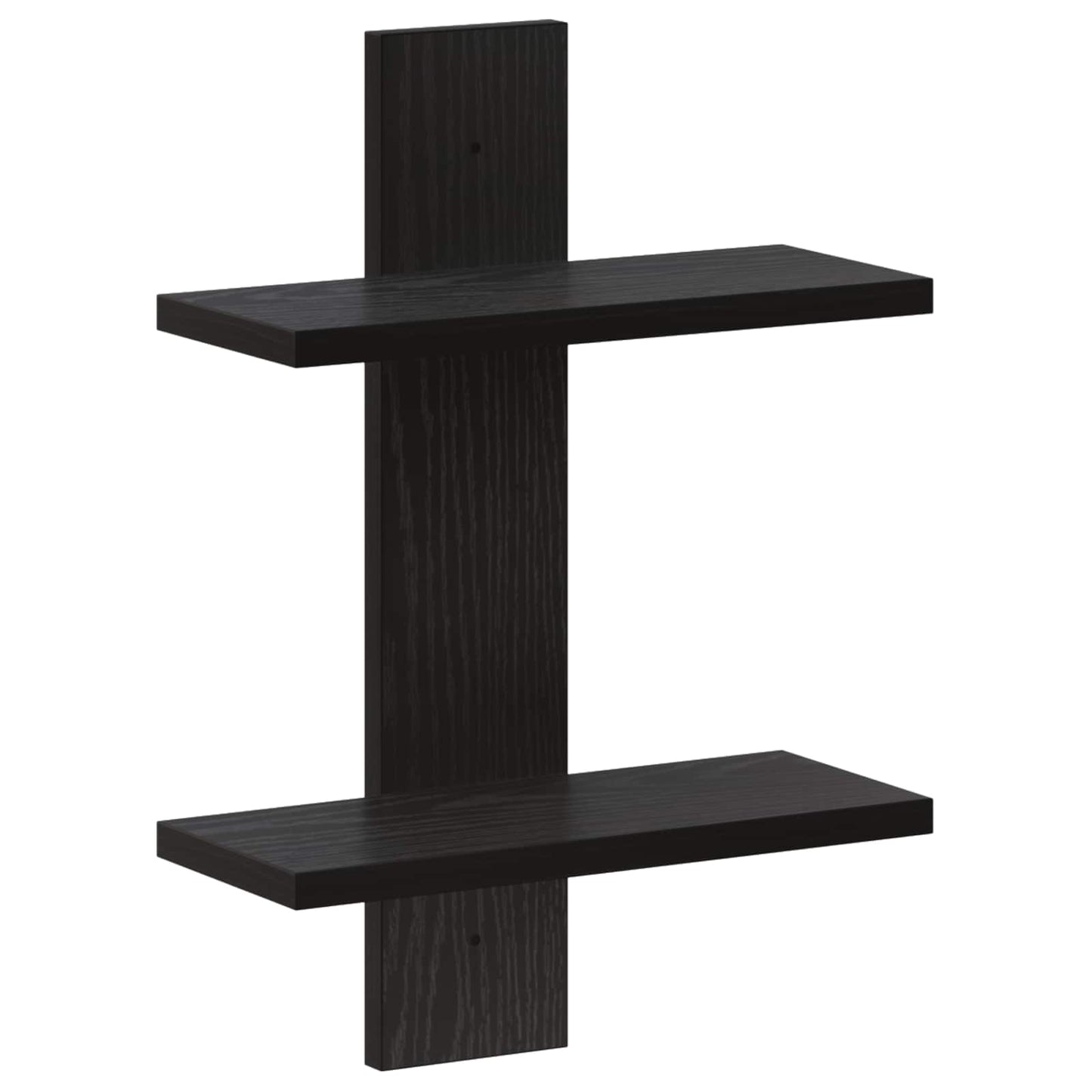 vidaXL Ράφι Τοίχου Μαύρη Δρυς 30 x 13.5 x 43 cm Επεξεργασμένο Ξύλο