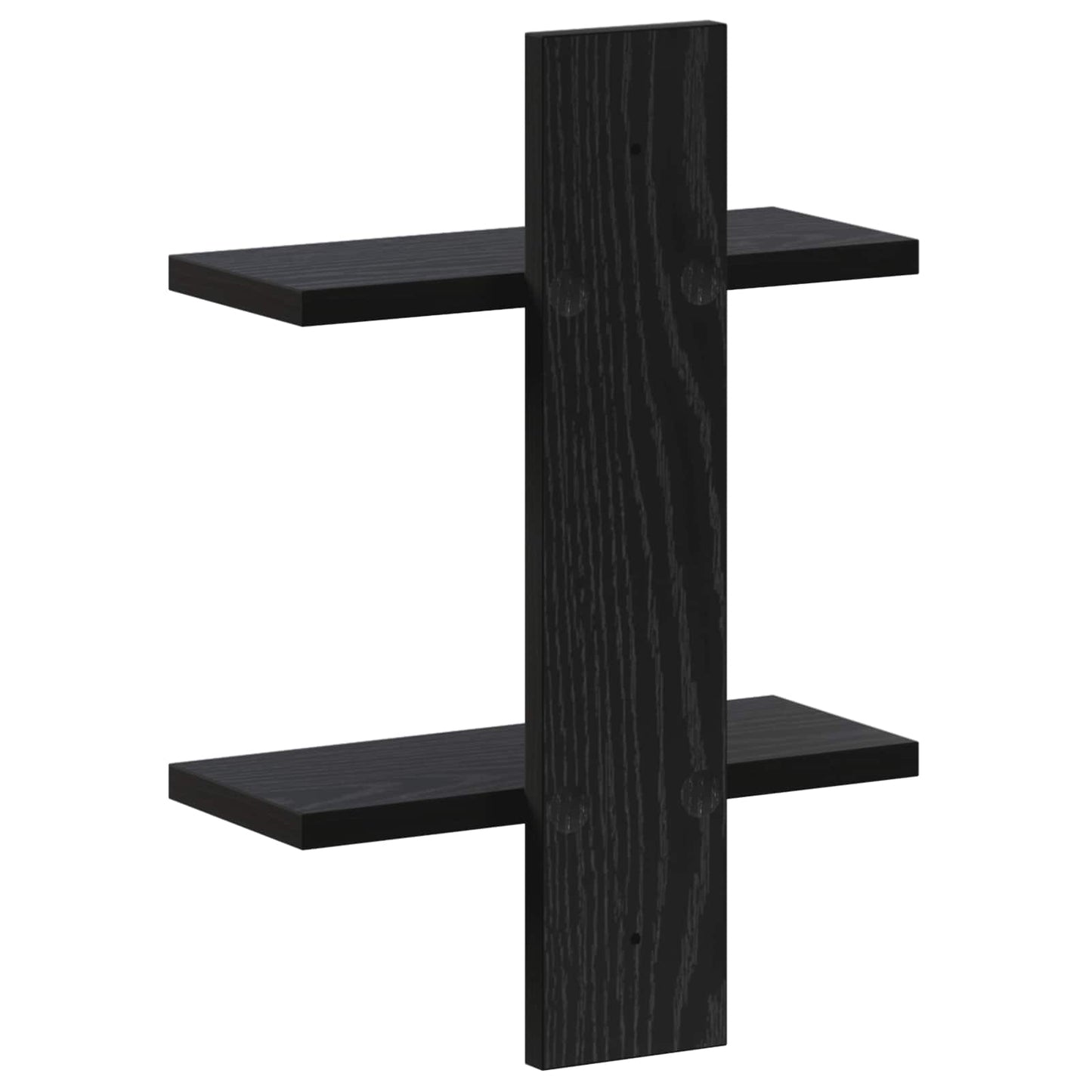 vidaXL Ράφι Τοίχου Μαύρη Δρυς 30 x 13.5 x 43 cm Επεξεργασμένο Ξύλο