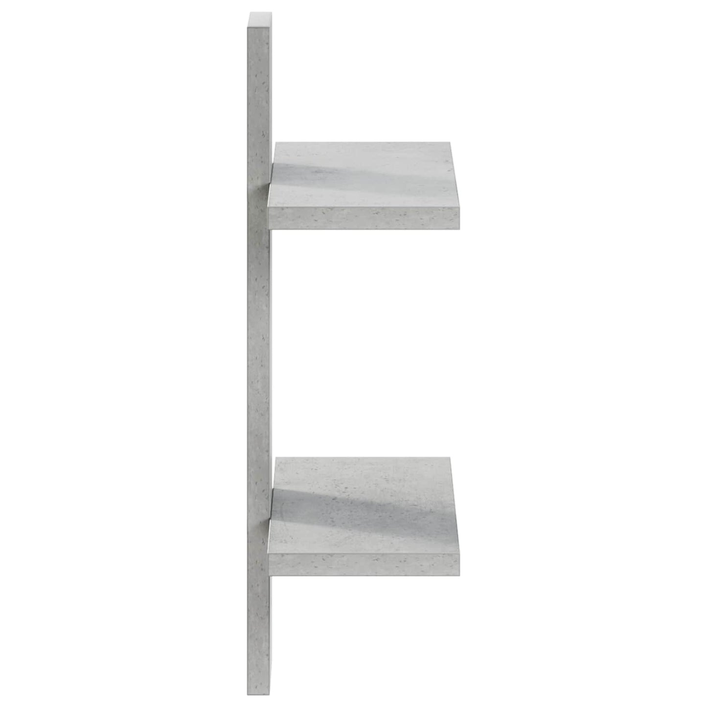 vidaXL Ράφι Τοίχου Γκρι Σκυροδέματος 30 x 13,5 x 43 cm