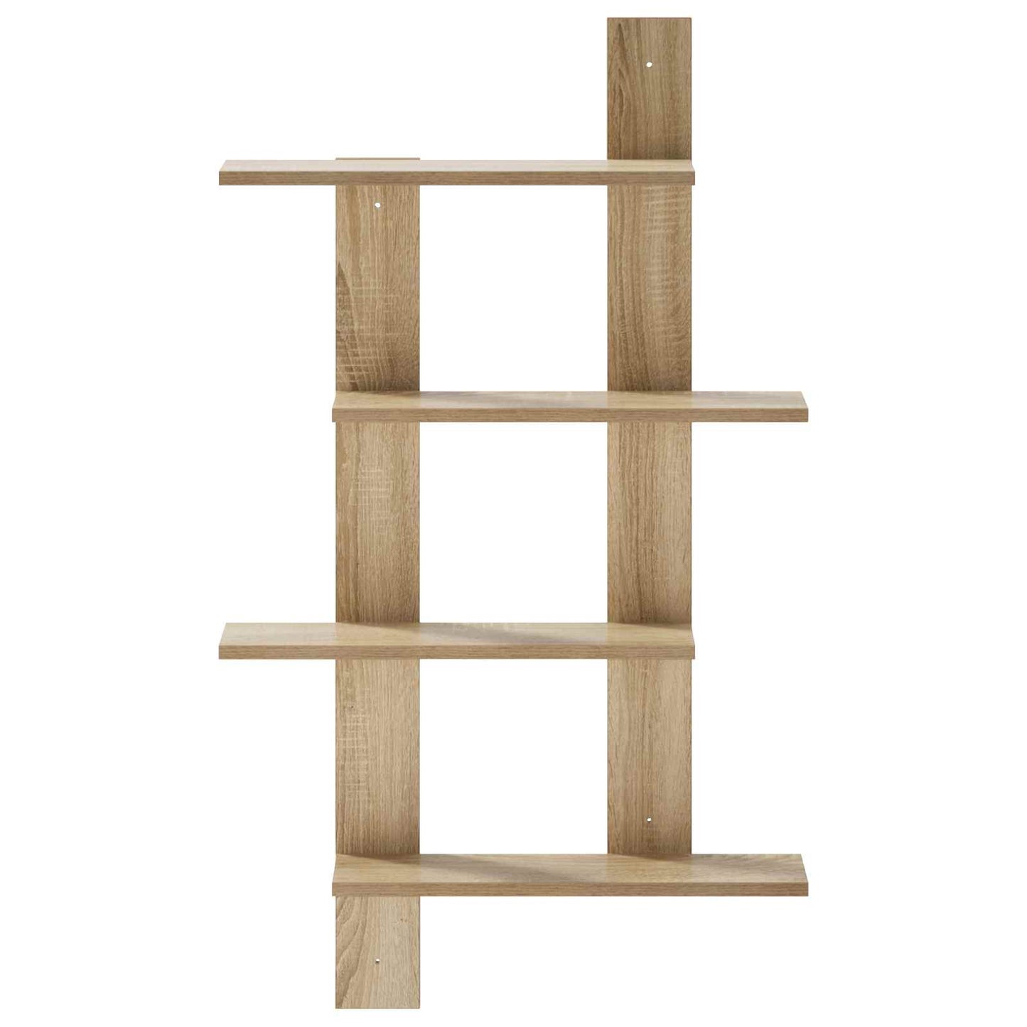 vidaXL Ράφι Τοίχου Sonoma Δρυς 61 x 13,5 x 105 εκ Επεξεργασμένο Ξύλο