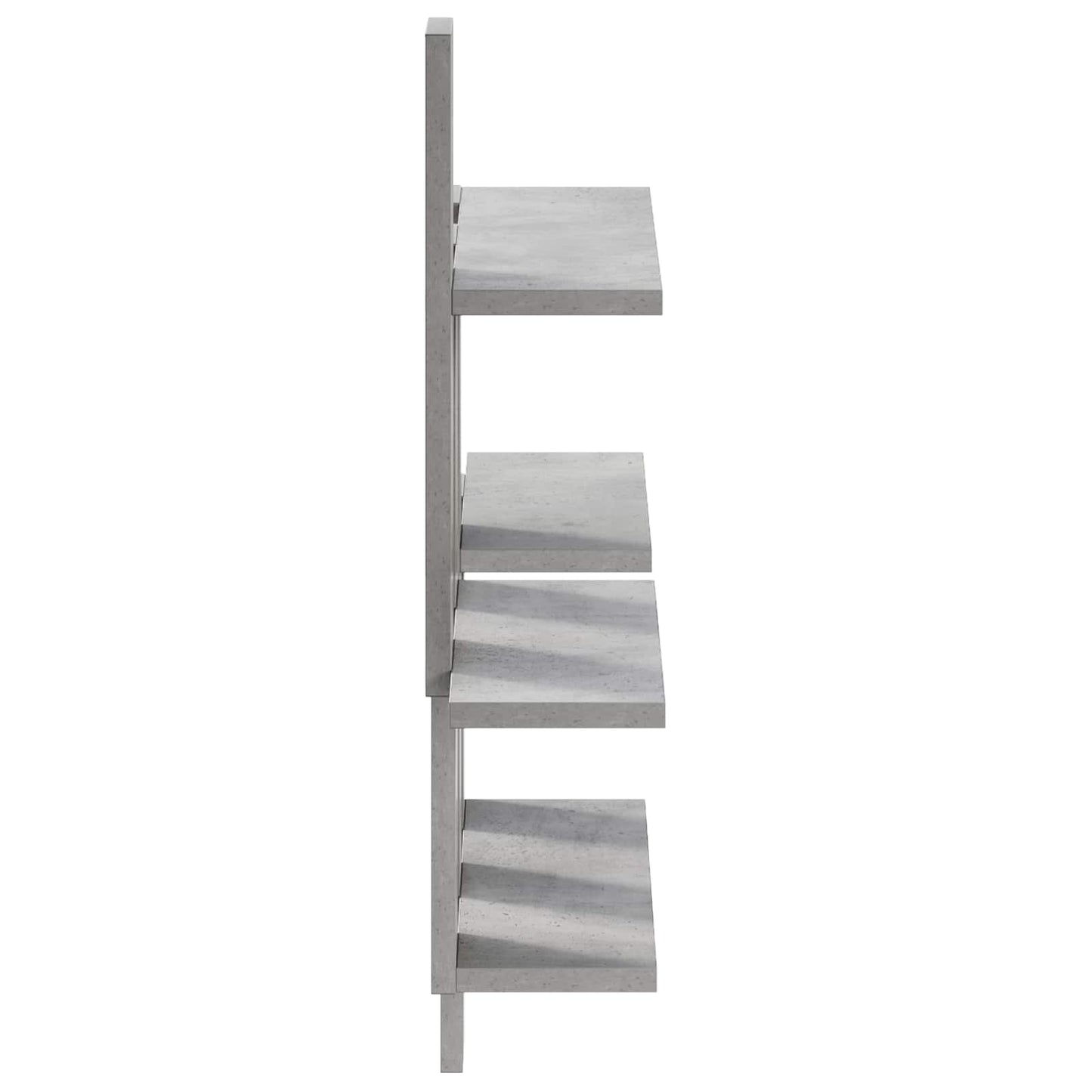 vidaXL Ράφι Τοίχου Γκρι Σκυροδέματος 85 x 13,5 x 73,5 εκ