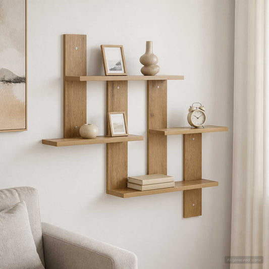vidaXL Ράφι Τοίχου Artisan Δρυς 85 x 13,5 x 73,5 εκ Επεξεργασμένο Ξύλο