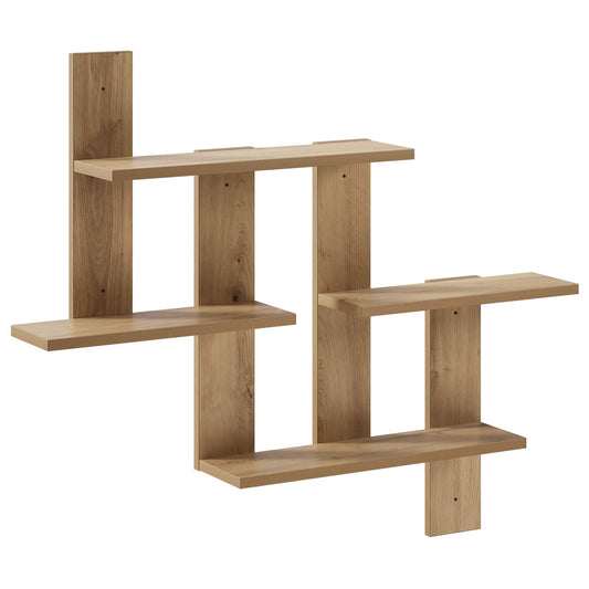 vidaXL Ράφι Τοίχου Artisan Δρυς 85 x 13,5 x 73,5 εκ Επεξεργασμένο Ξύλο