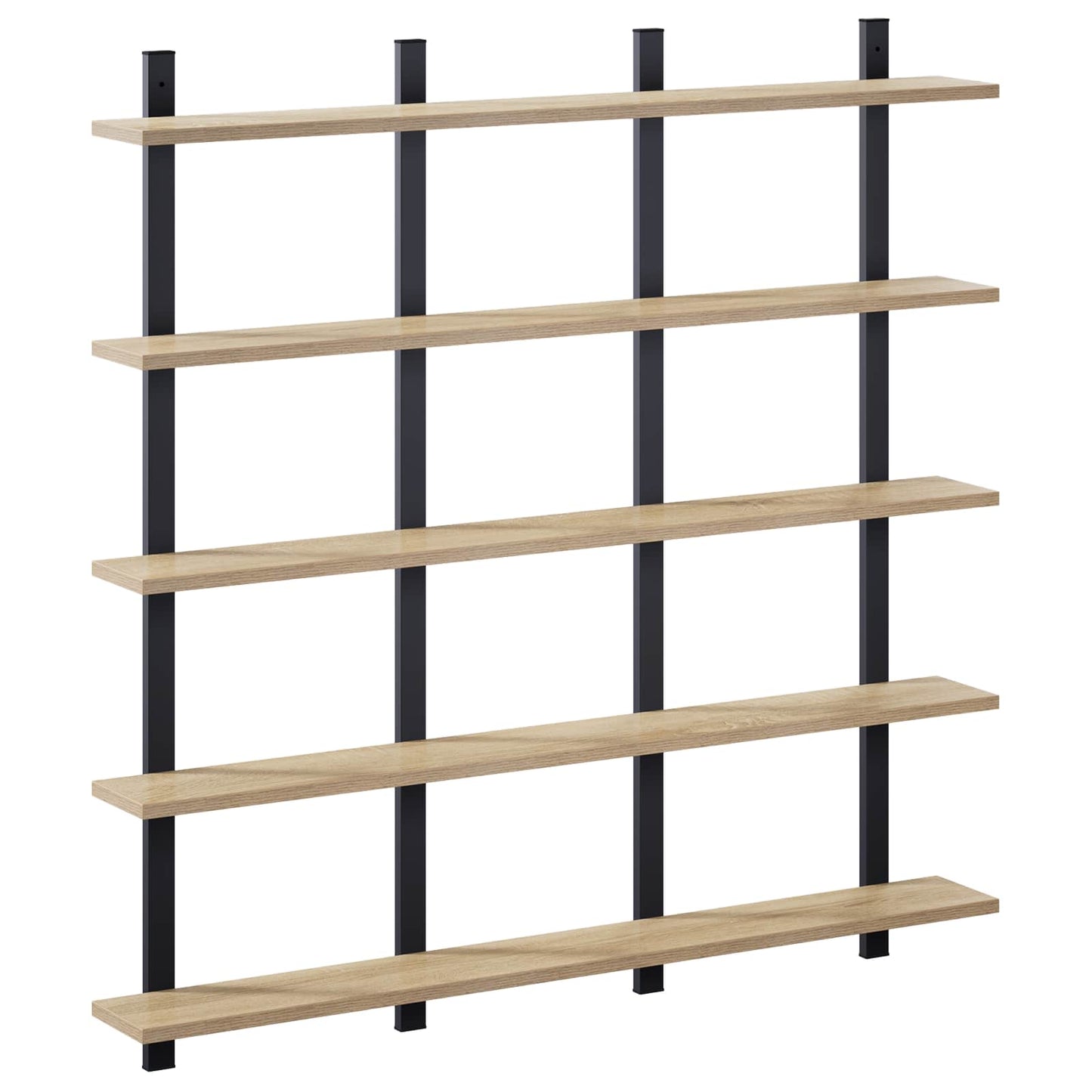 vidaXL Ράφι Τοίχου Sonoma Δρυς 102 x 13.5 x 102 cm Επεξεργασμένο Ξύλο