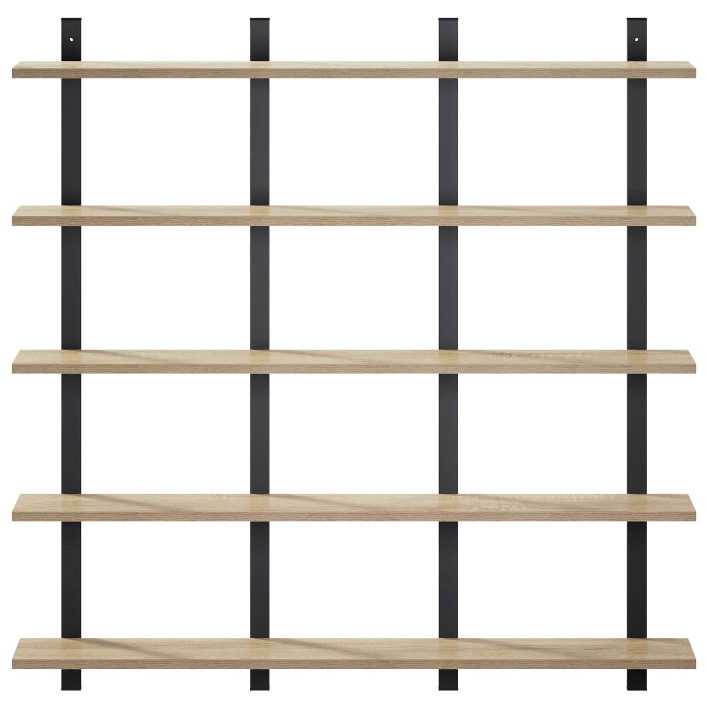 vidaXL Ράφι Τοίχου Sonoma Δρυς 102 x 13.5 x 102 cm Επεξεργασμένο Ξύλο