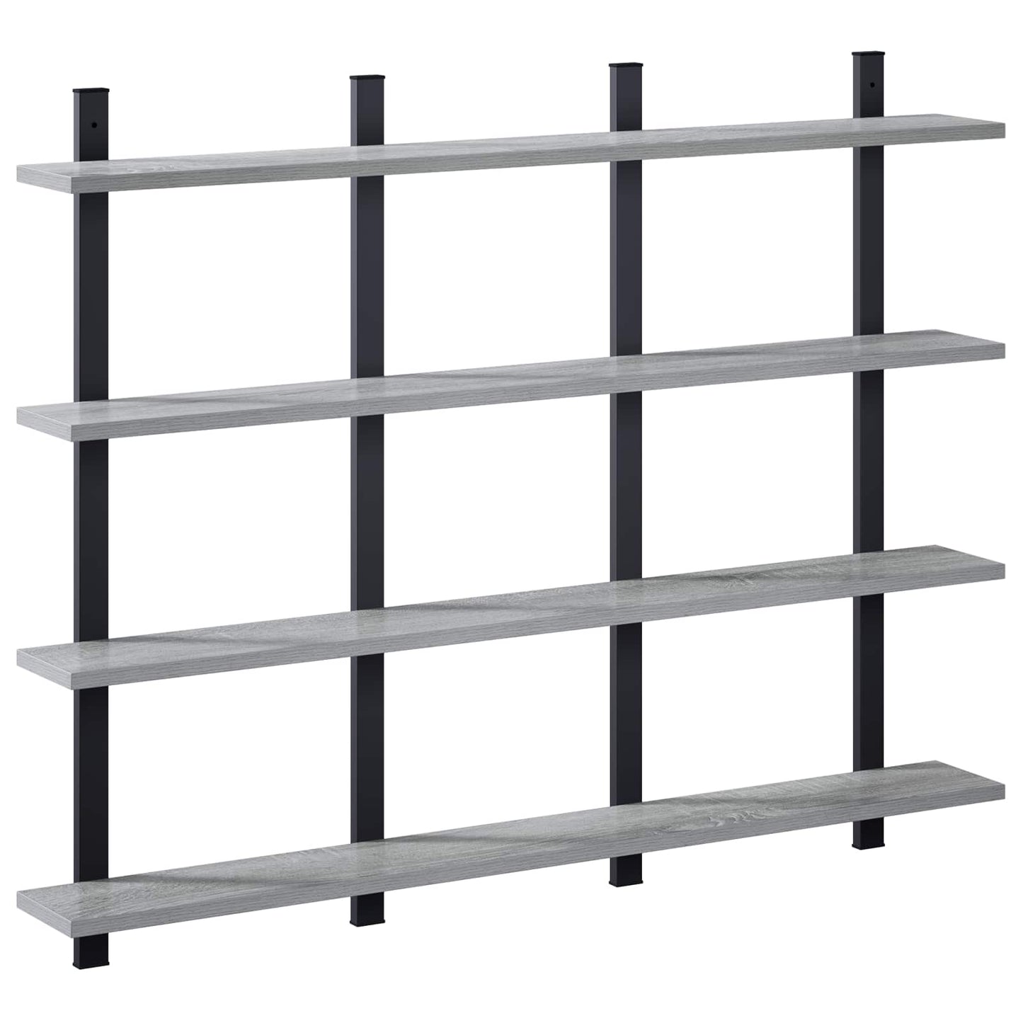 vidaXL Ράφι Τοίχου Γκρι Sonoma 102 x 13.5 x 80 cm Επεξεργασμένο Ξύλο