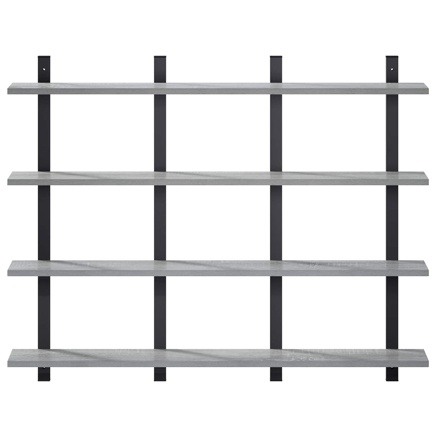 vidaXL Ράφι Τοίχου Γκρι Sonoma 102 x 13.5 x 80 cm Επεξεργασμένο Ξύλο