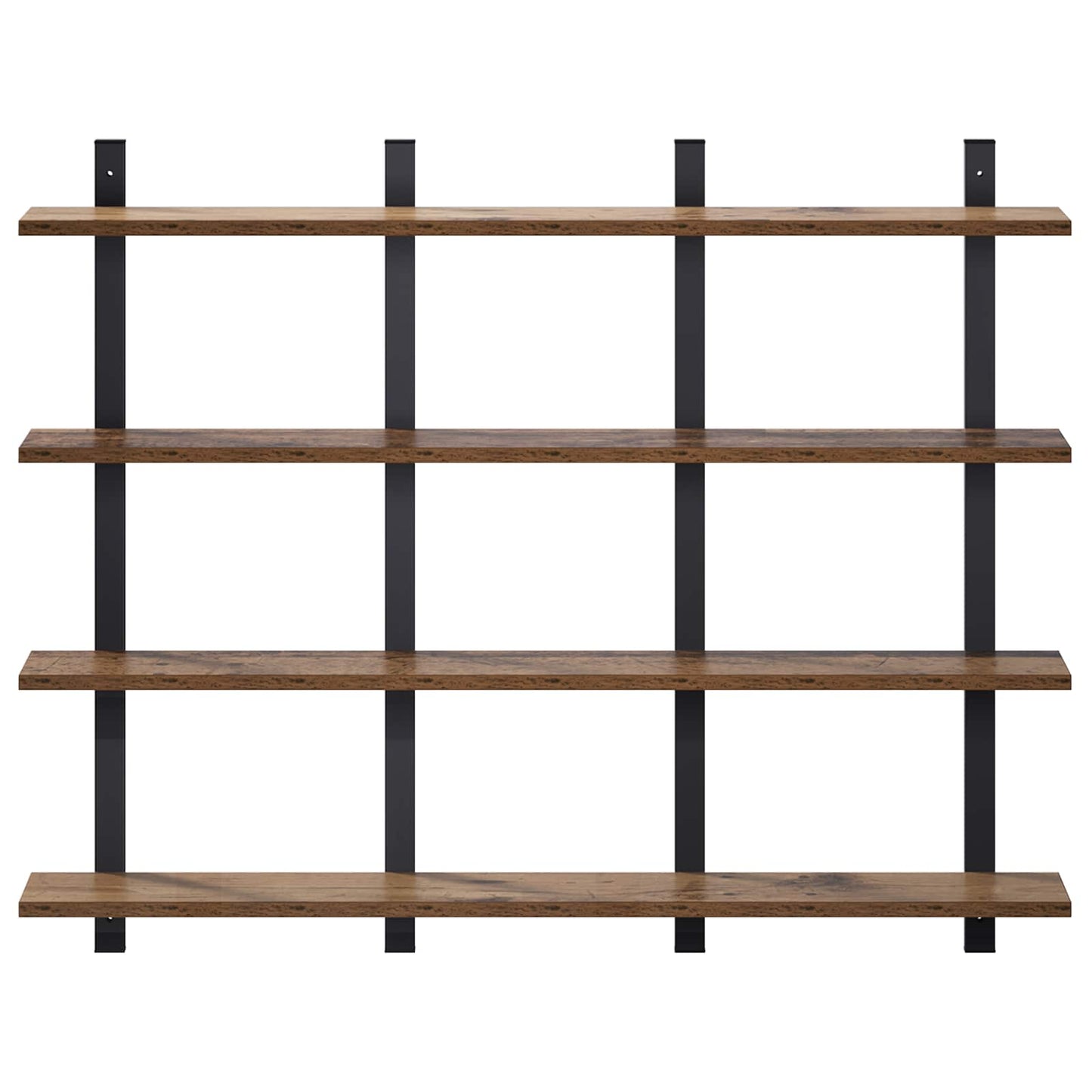 vidaXL Ράφι Τοίχου Παλαιωμένο ξύλο 102 x 13.5 x 80 cm
