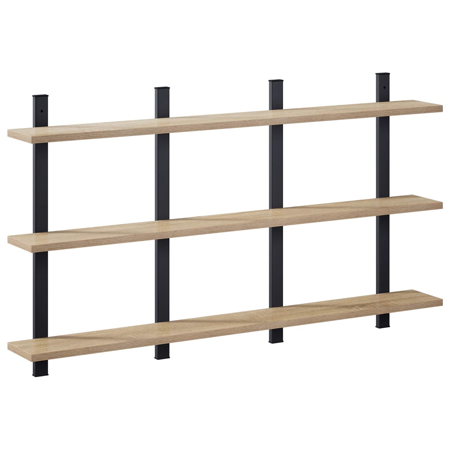 vidaXL Ράφι Τοίχου Sonoma Δρυς 102 x 13.5 x 58 cm Επεξεργασμένο Ξύλο