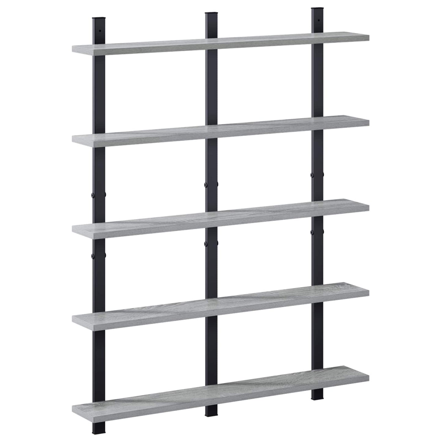 vidaXL Ράφι Τοίχου Γκρι Sonoma 79.5 x 13.5 x 102 cm Επεξεργασμένο Ξύλο