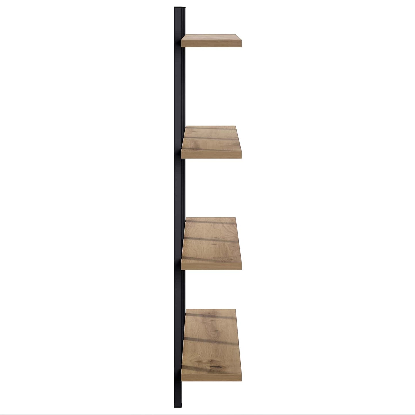 vidaXL Ράφι Τοίχου Artisan Δρυς 79,5 x 13,5 x 80 cm Επεξεργασμένο Ξύλο